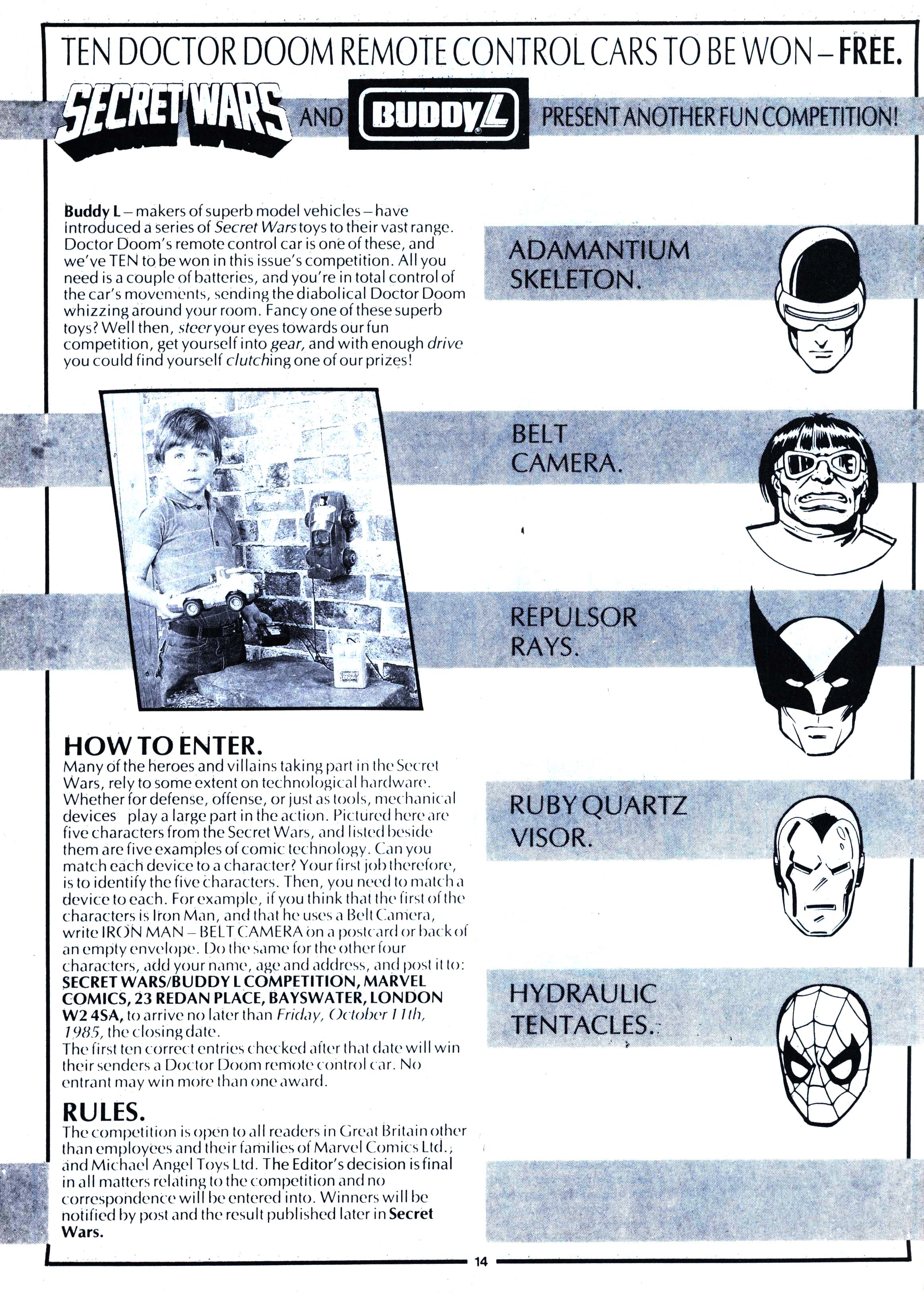 Read online Secret Wars (1985) comic -  Issue #13 - 14