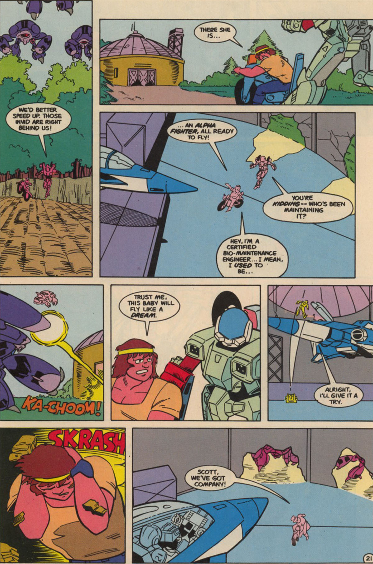 Read online Robotech The New Generation comic -  Issue #3 - 28