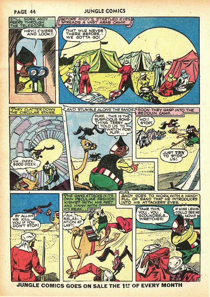 Read online Jungle Comics comic -  Issue #25 - 46