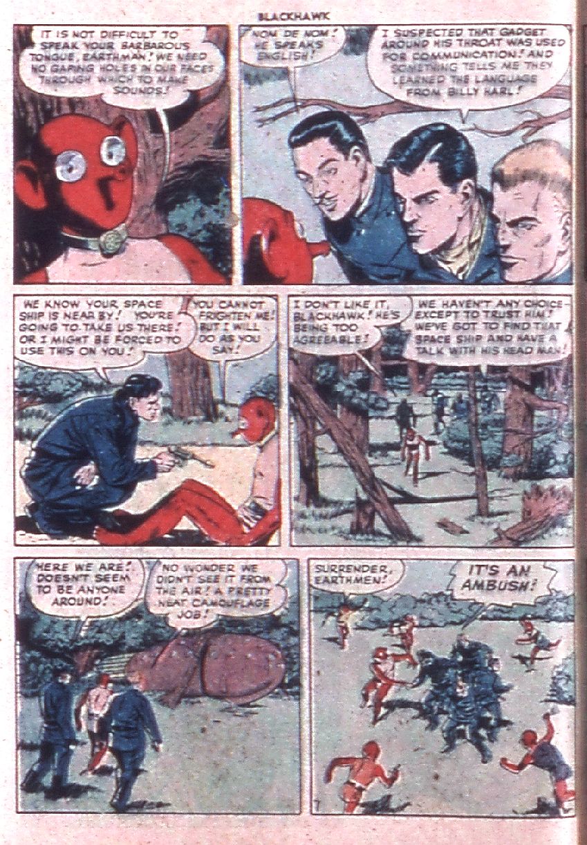 Read online Blackhawk (1957) comic -  Issue #22 - 42