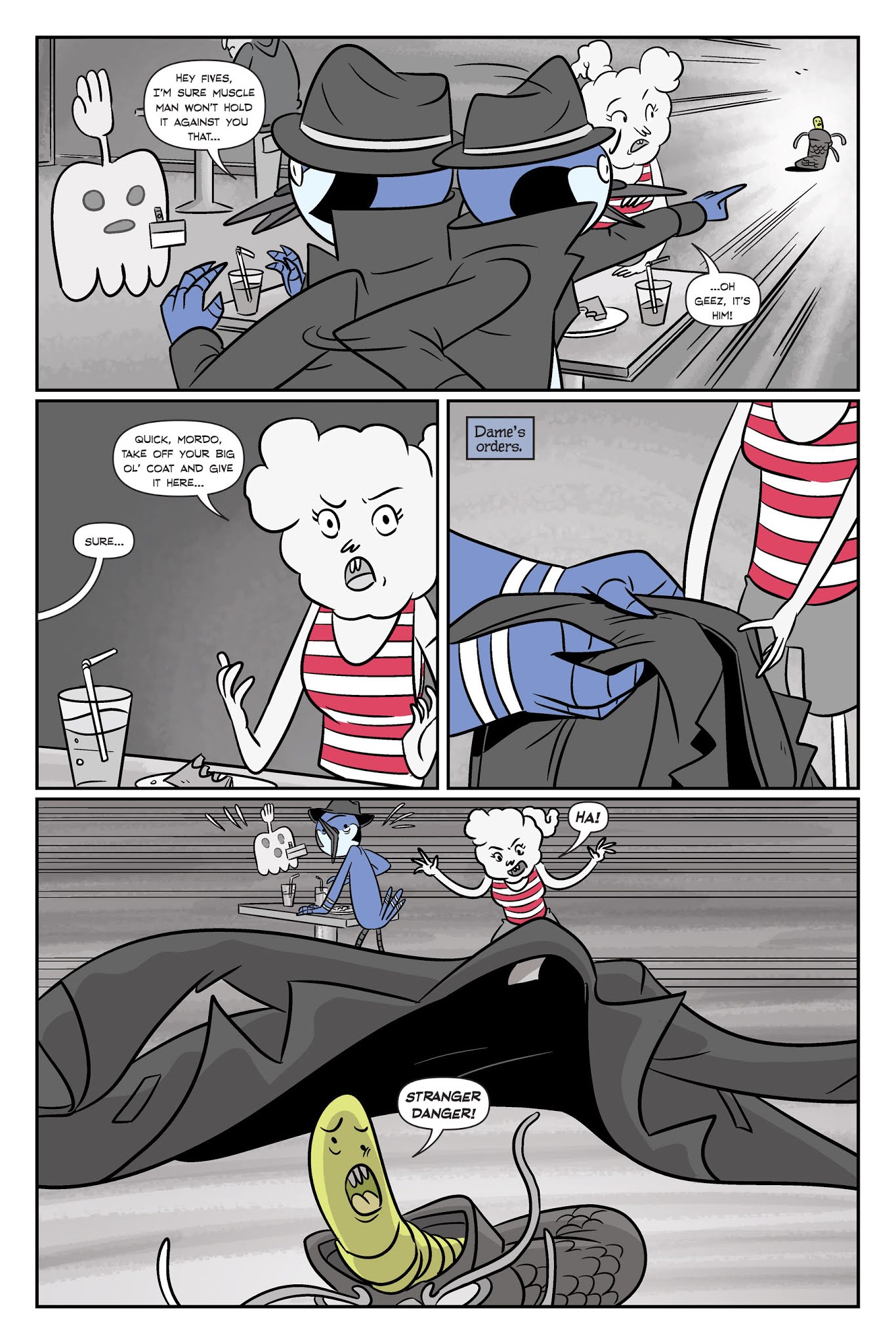 Read online Regular Show: Noir Means Noir, Buddy comic -  Issue # TPB (Part 1) - 62