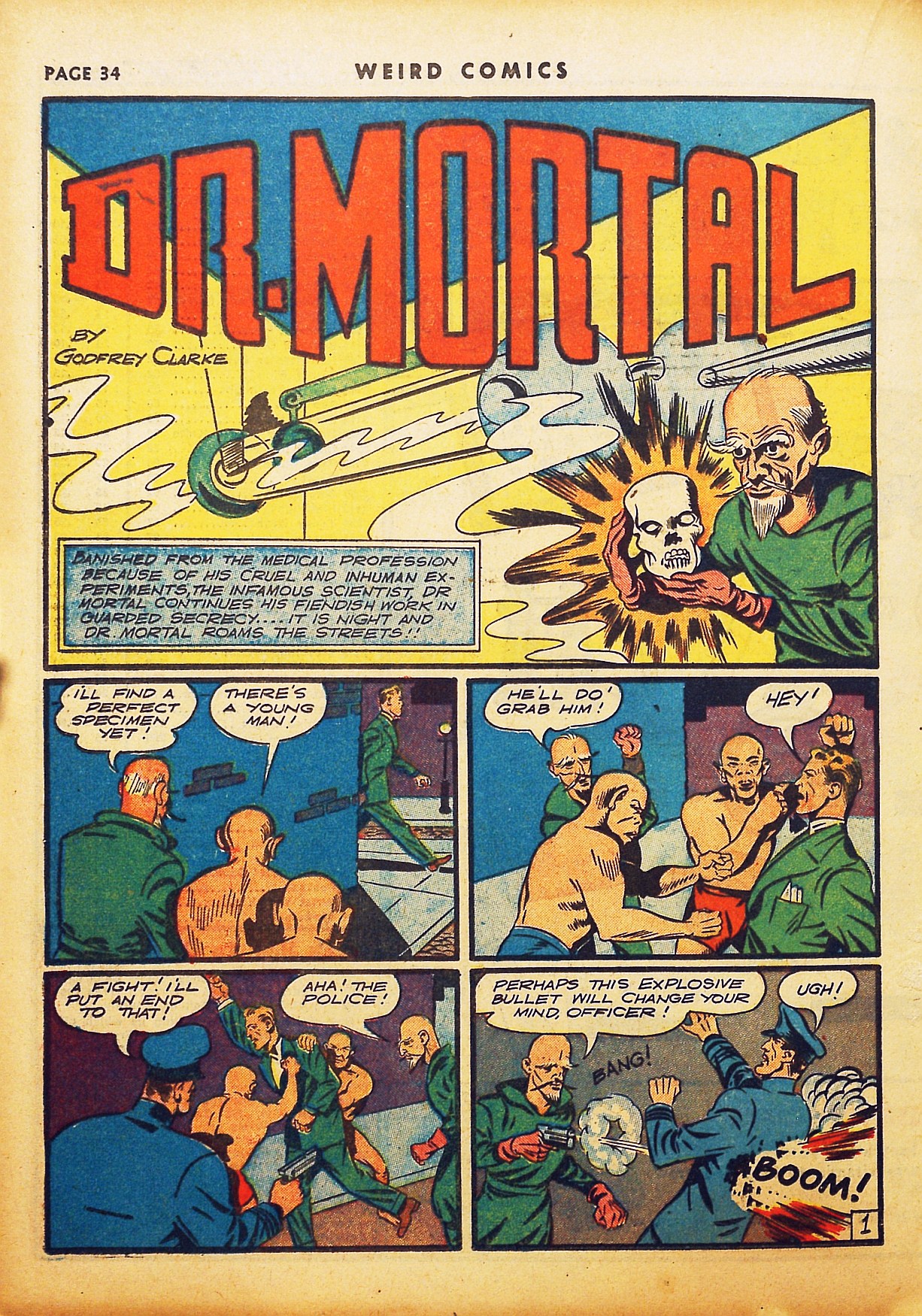 Read online Weird Comics comic -  Issue #12 - 35