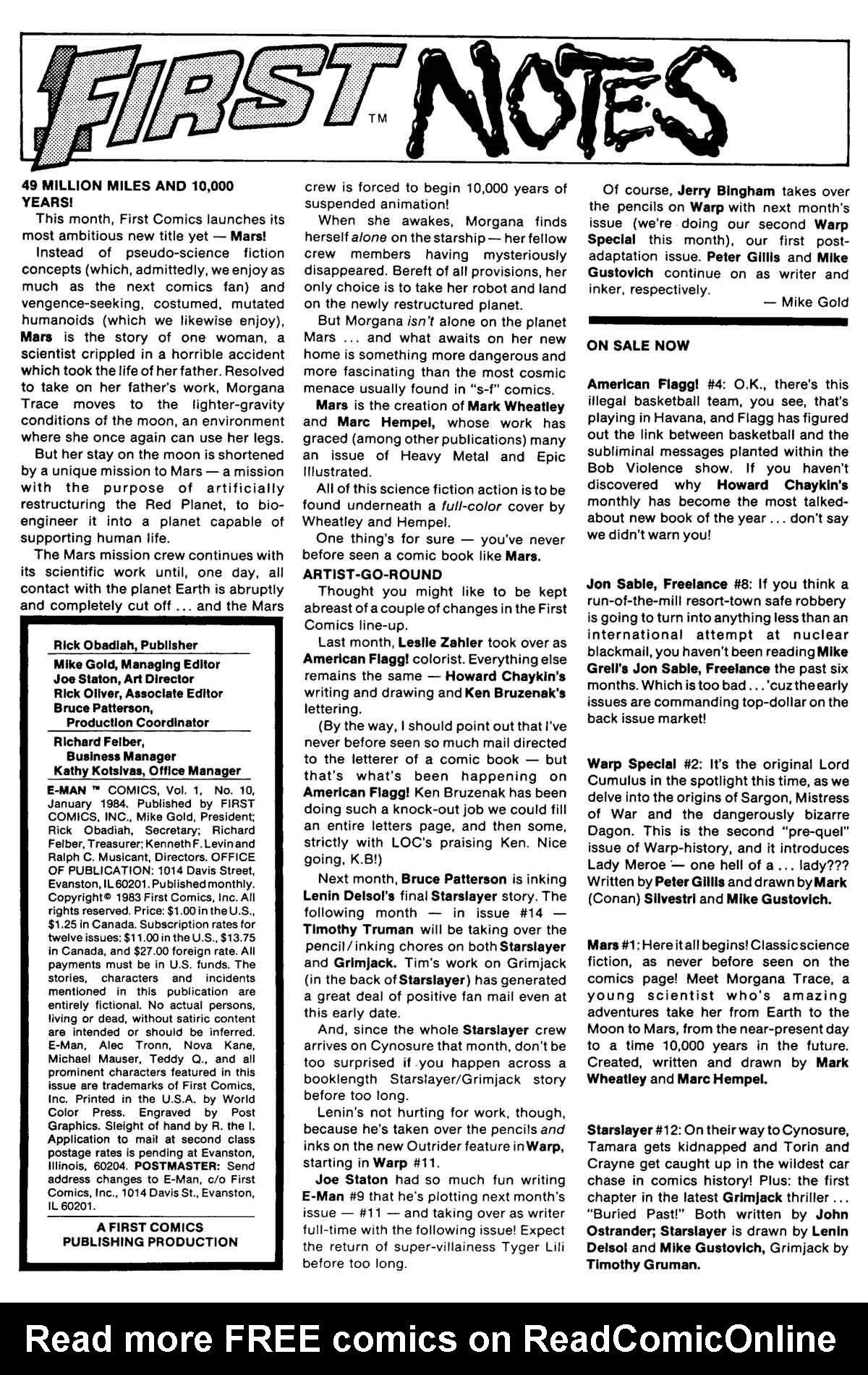 Read online E-Man (1983) comic -  Issue #10 - 2