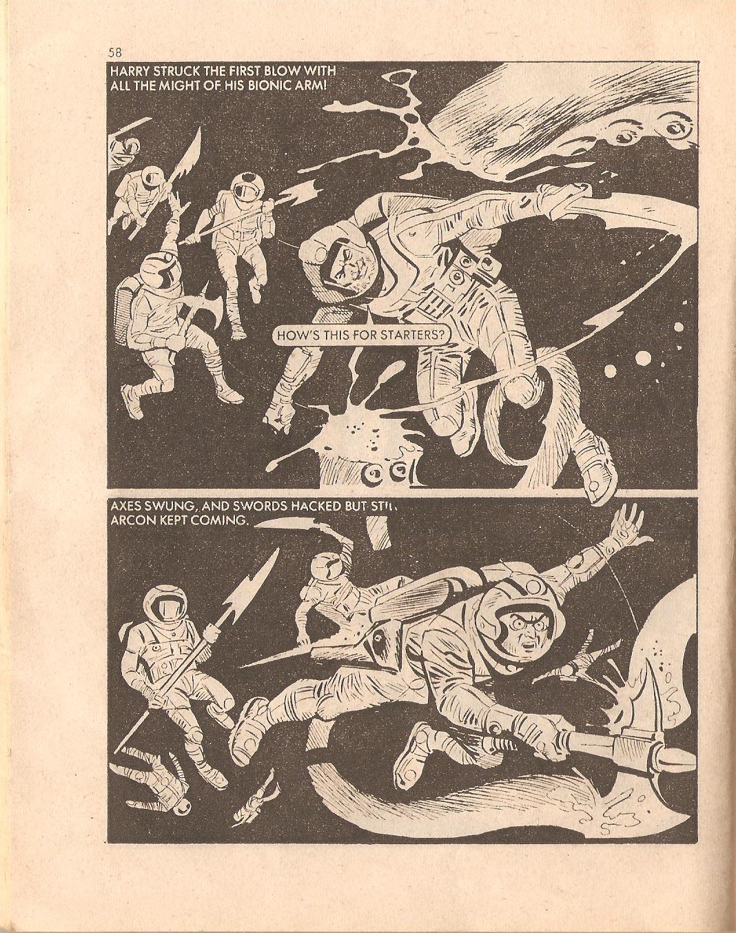 Read online Starblazer comic -  Issue #12 - 58