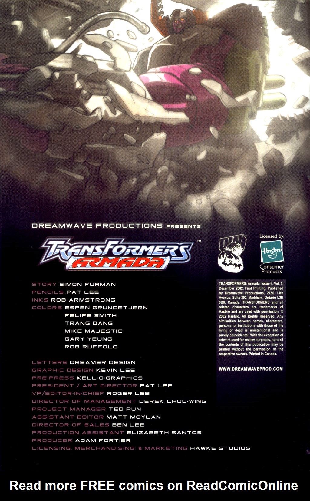 Read online Transformers Armada comic -  Issue #6 - 3