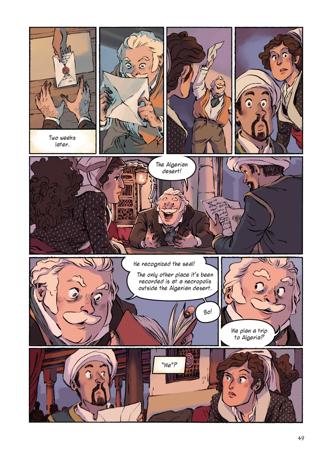 Read online Delilah Dirk and the Pillars of Hercules comic -  Issue # TPB (Part 1) - 50