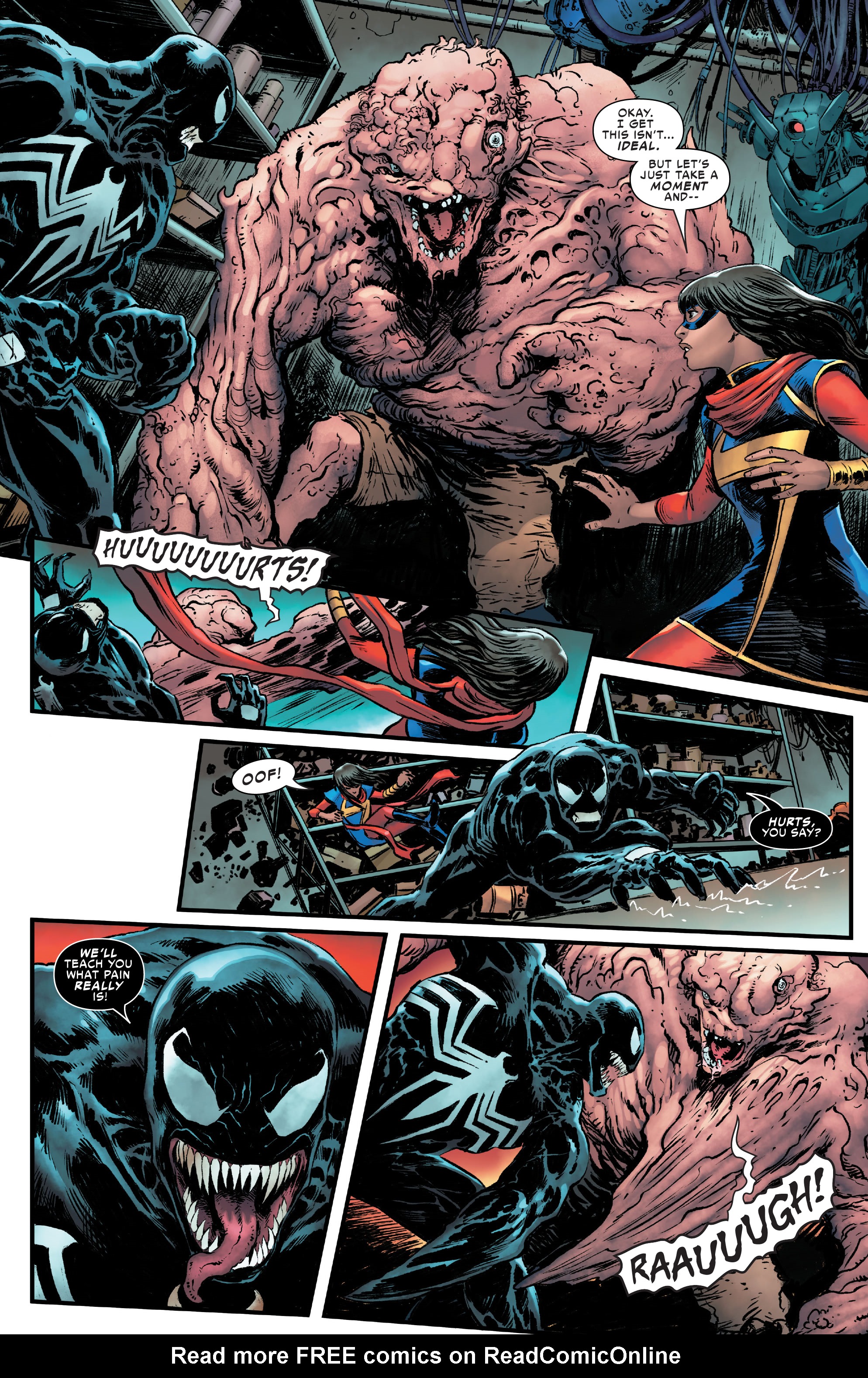 Read online Ms. Marvel & Venom comic -  Issue #1 - 18