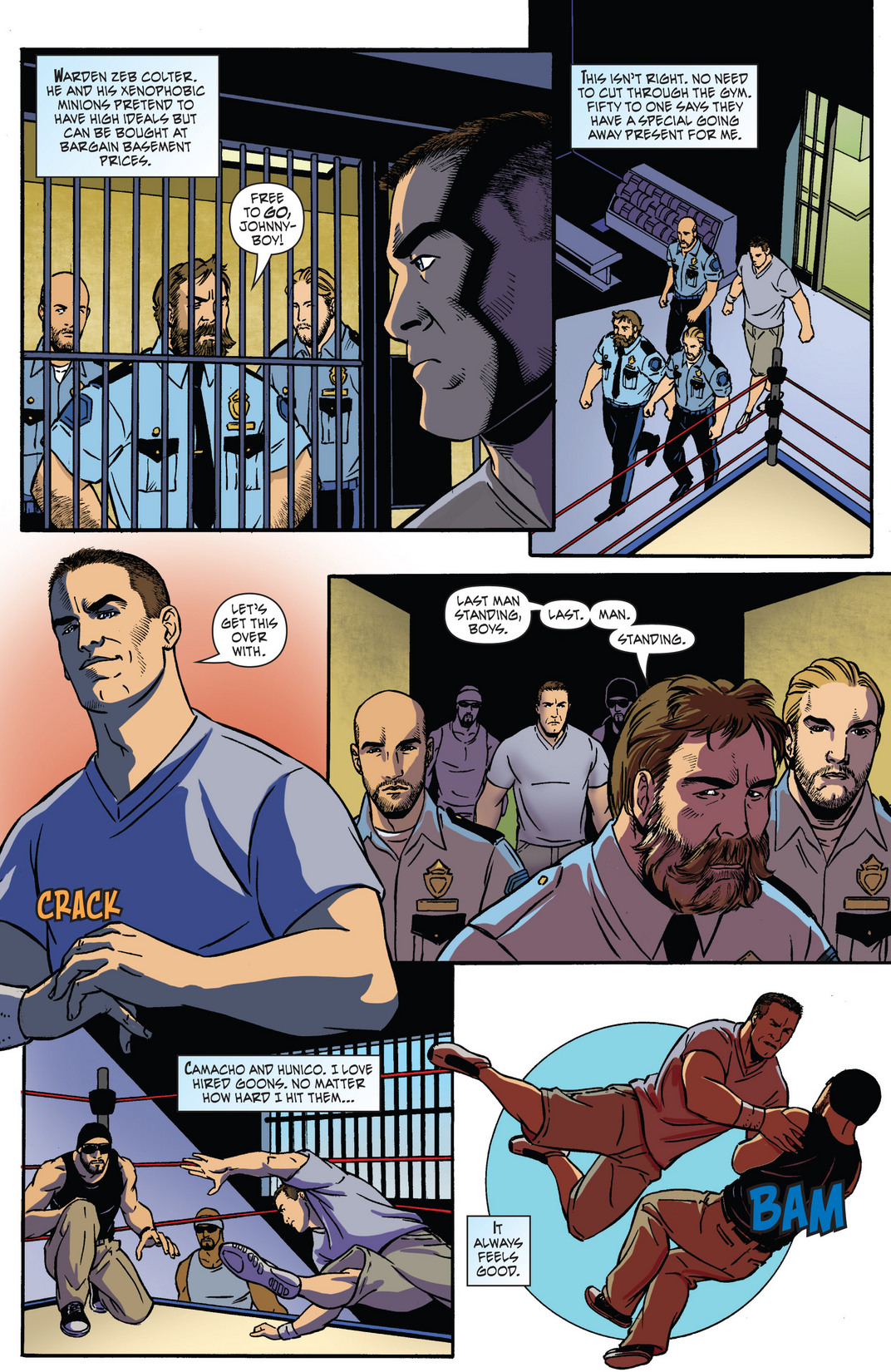 Read online WWE Superstars comic -  Issue #1 - 6