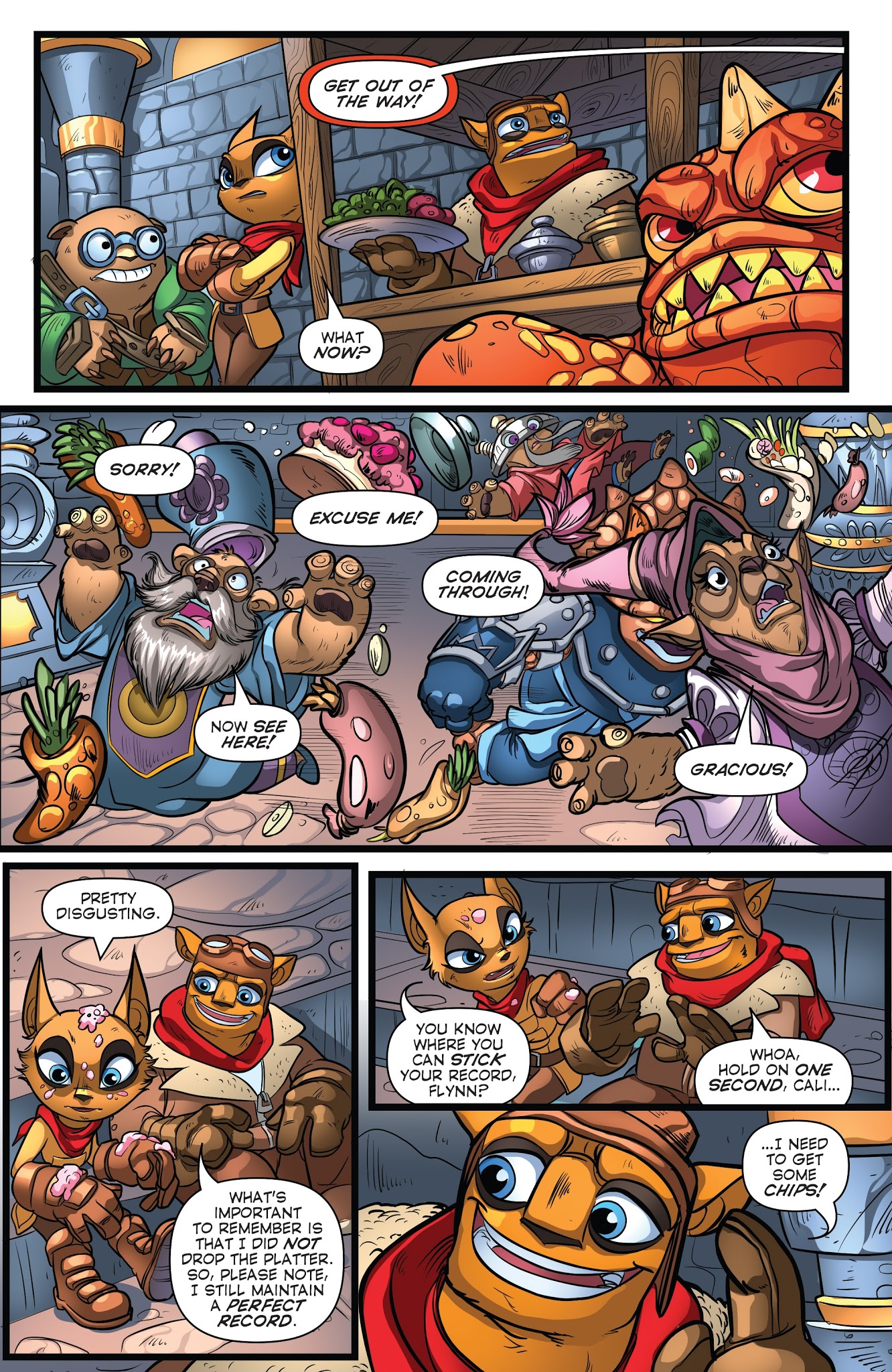 Read online Skylanders Quarterly-Spyro & Friends: Goldslinger comic -  Issue # Full - 20