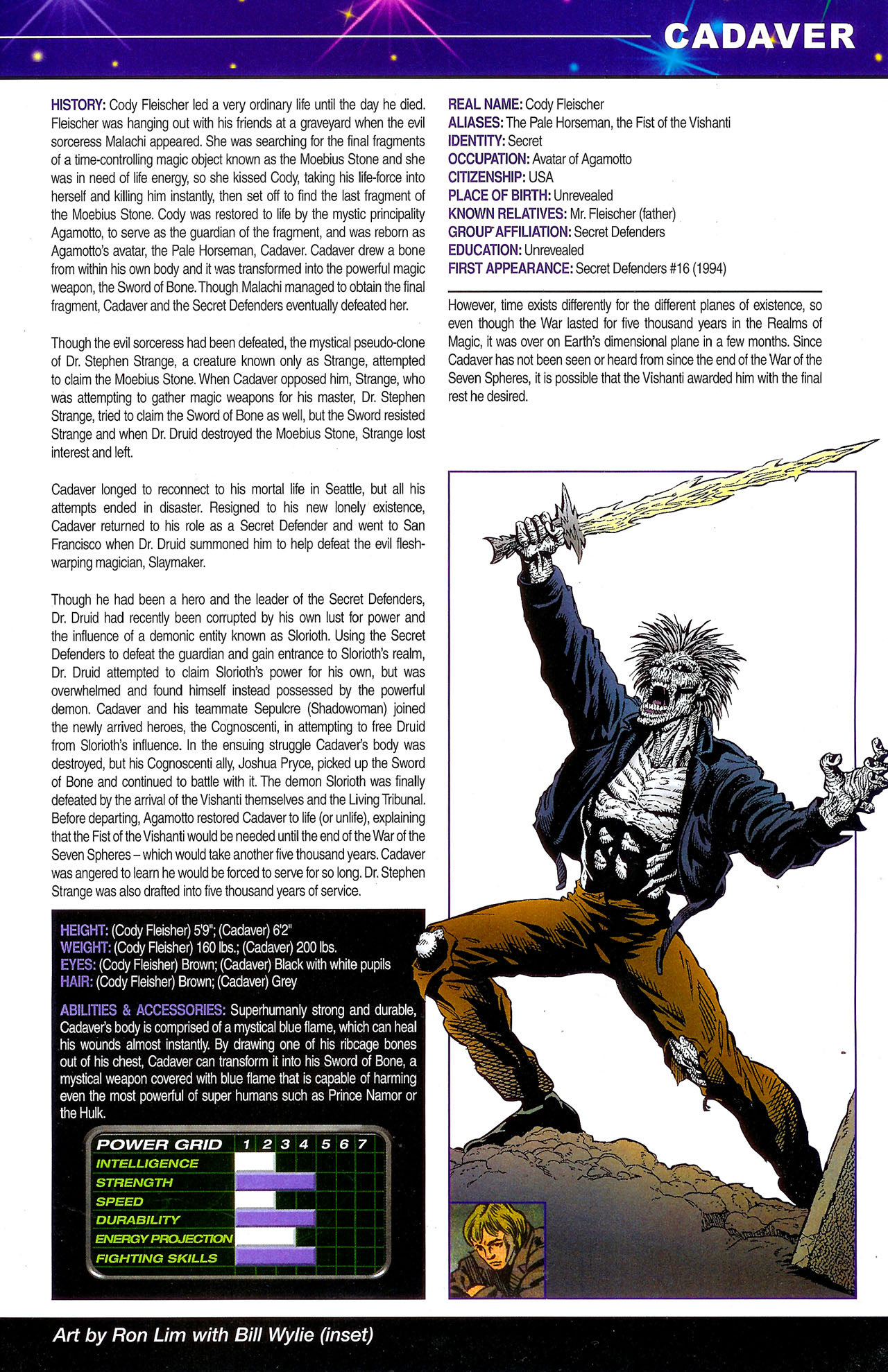 Read online Official Handbook of the Marvel Universe: Mystic Arcana - The Book of Marvel Magic comic -  Issue # Full - 9