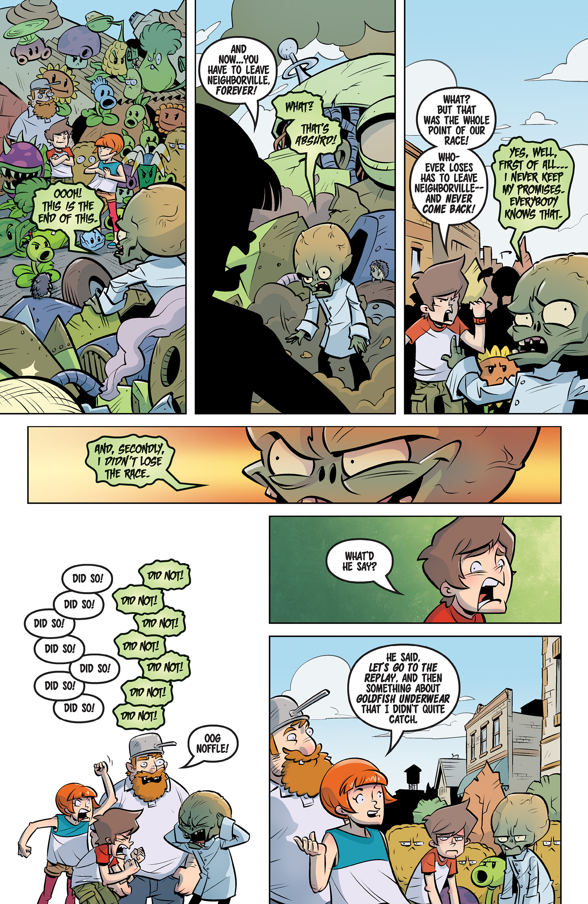 Read online Plants vs. Zombies: Petal to the Metal comic -  Issue #9 - 25