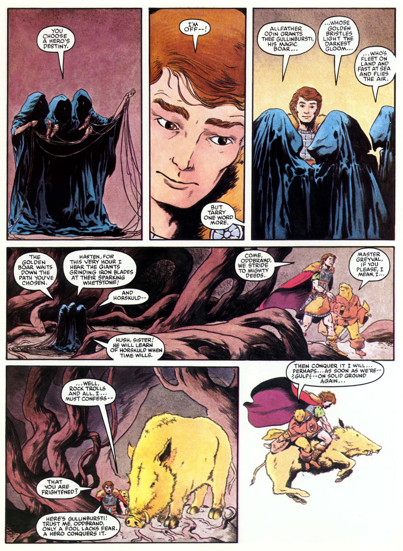 Read online Marvel Graphic Novel comic -  Issue #15 - The Raven Banner - 50