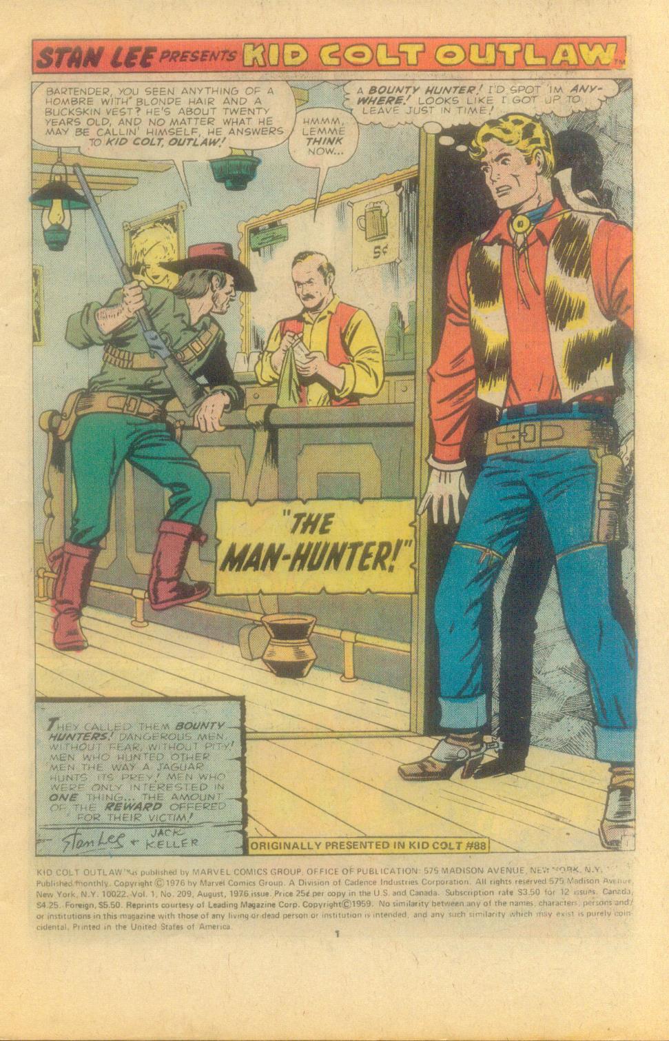 Read online Kid Colt Outlaw comic -  Issue #209 - 3
