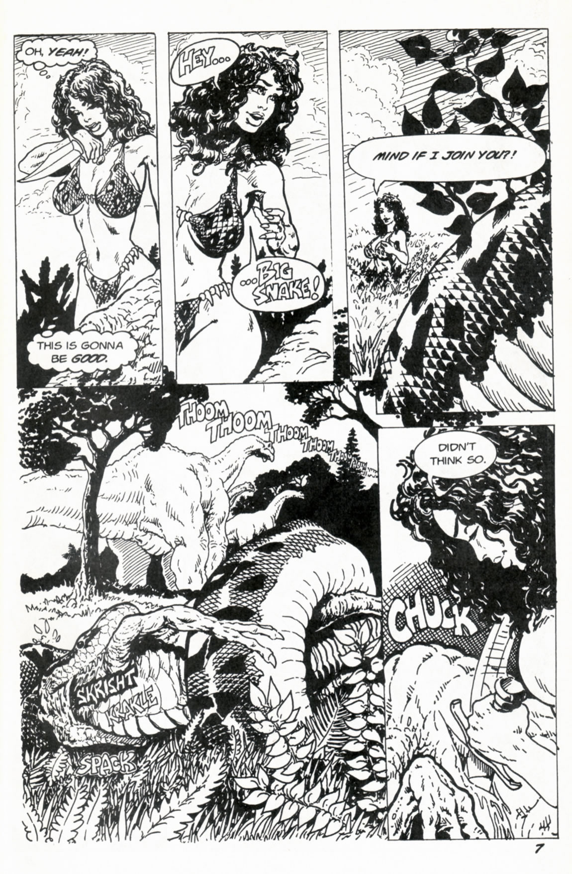 Read online Cavewoman comic -  Issue #1 - 8