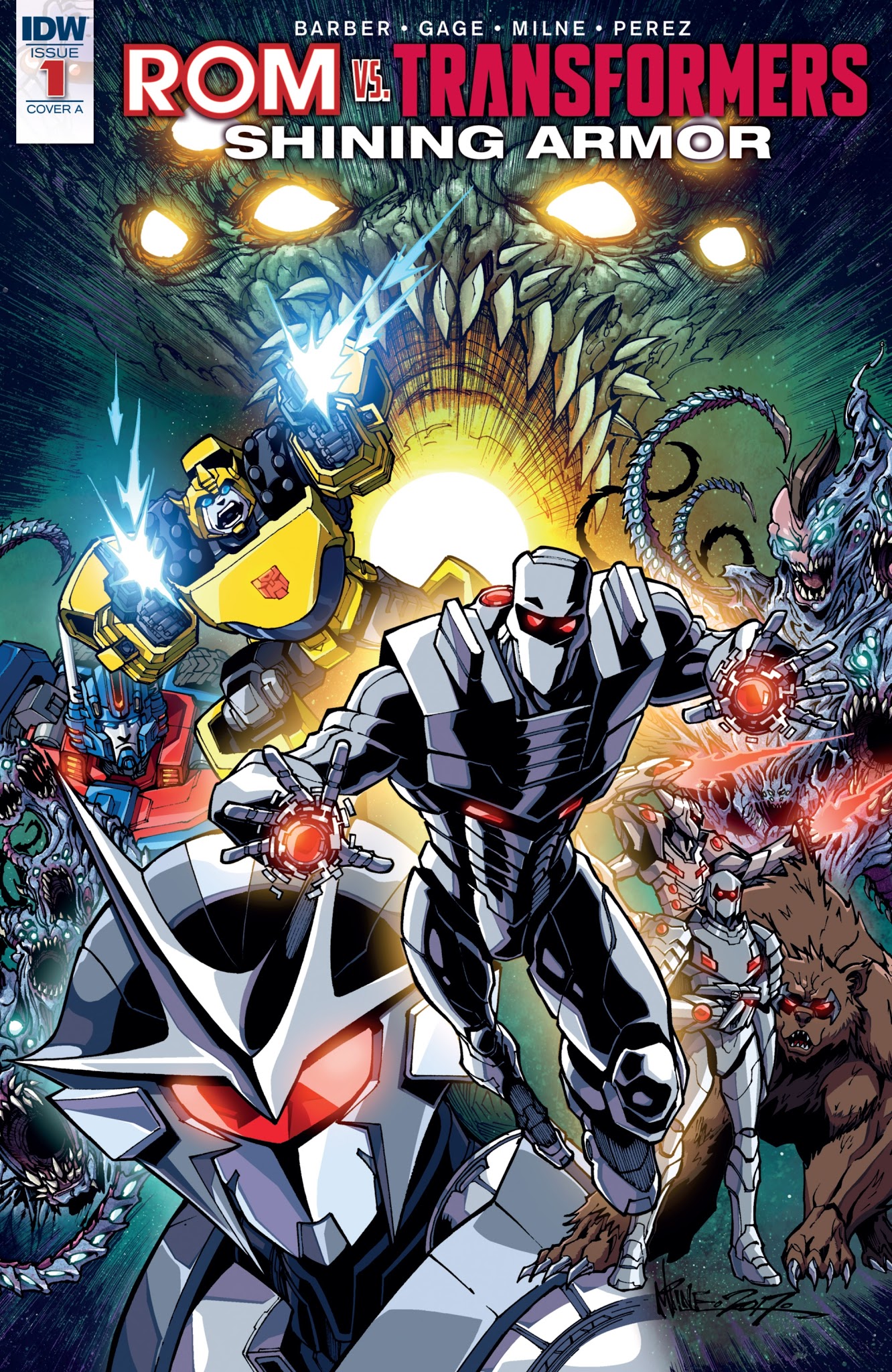 Read online ROM vs. Transformers: Shining Armor comic -  Issue #1 - 1