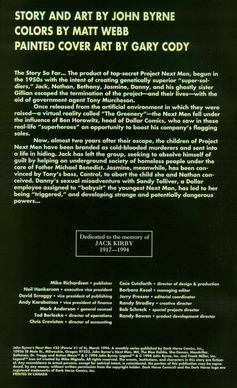 Read online John Byrne's Next Men (1992) comic -  Issue #23 - 2