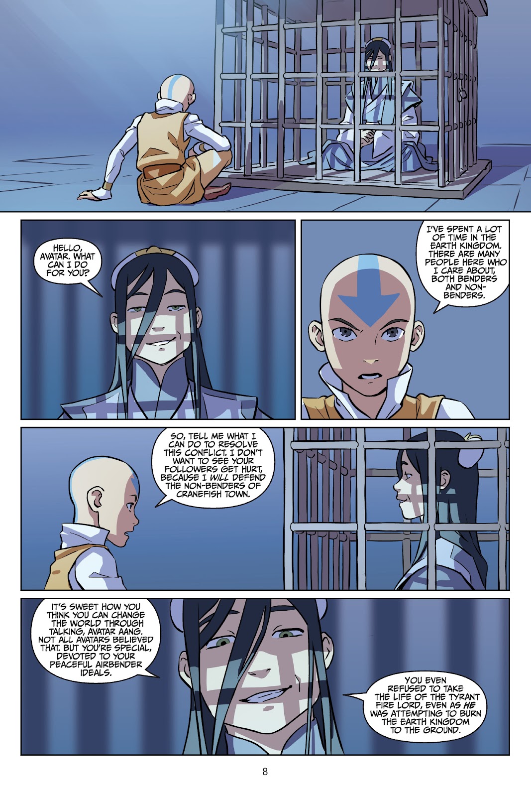 Read online Nickelodeon Avatar: The Last Airbender - Imbalance comic -  Issue # TPB 3 - 9