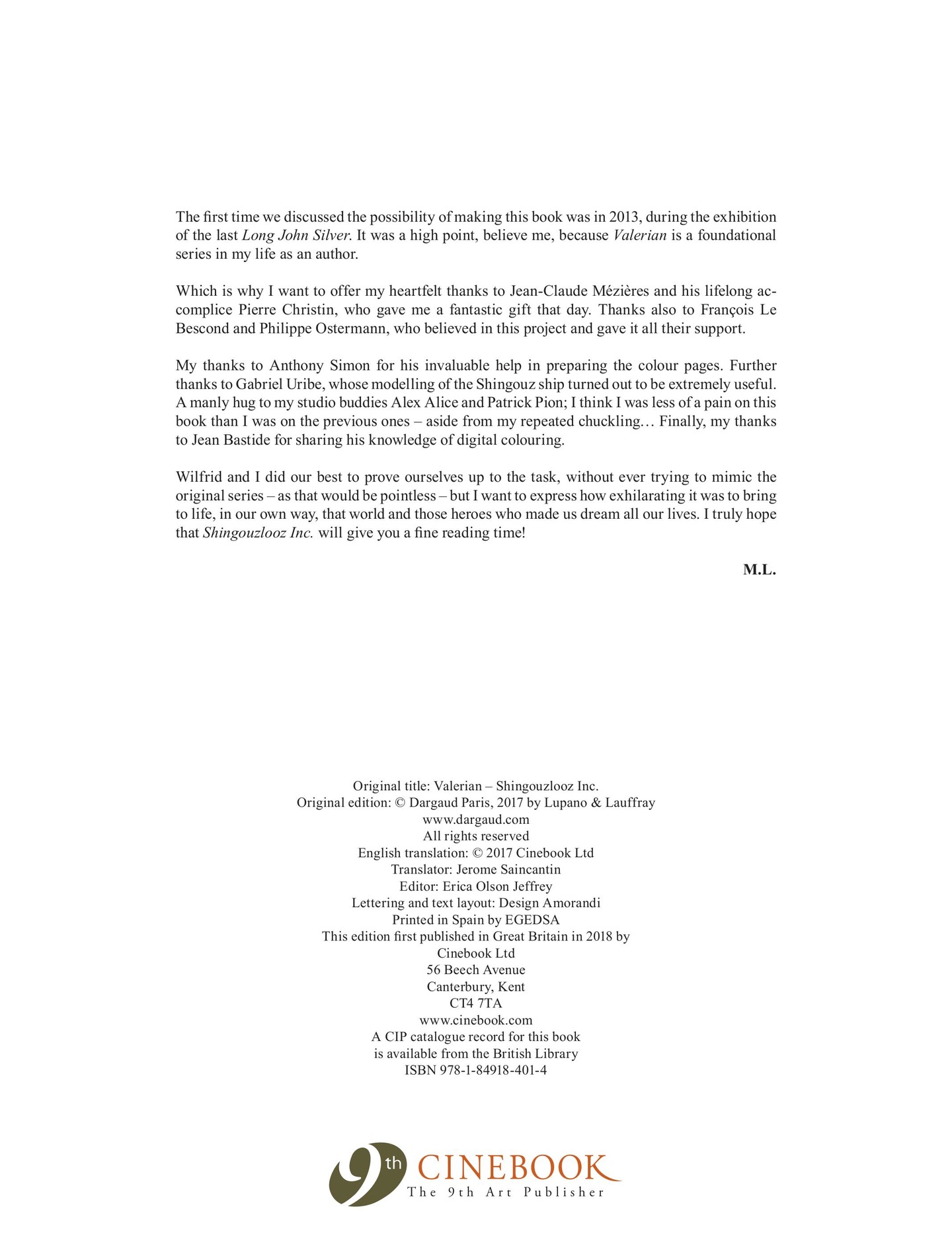 Read online Valerian and Laureline: Shingouzlooz Inc comic -  Issue # Full - 4