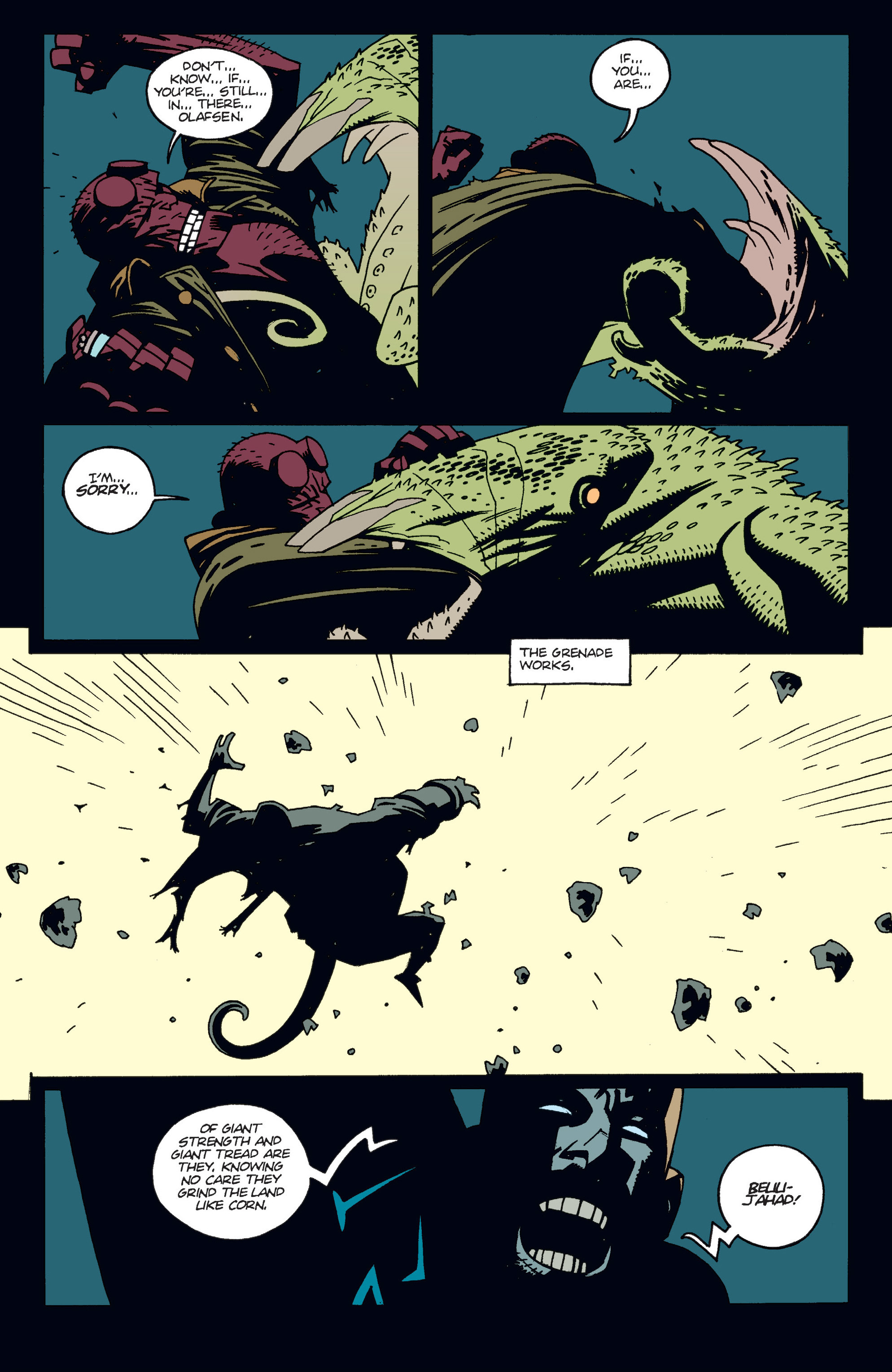 Read online Hellboy comic -  Issue #1 - 93