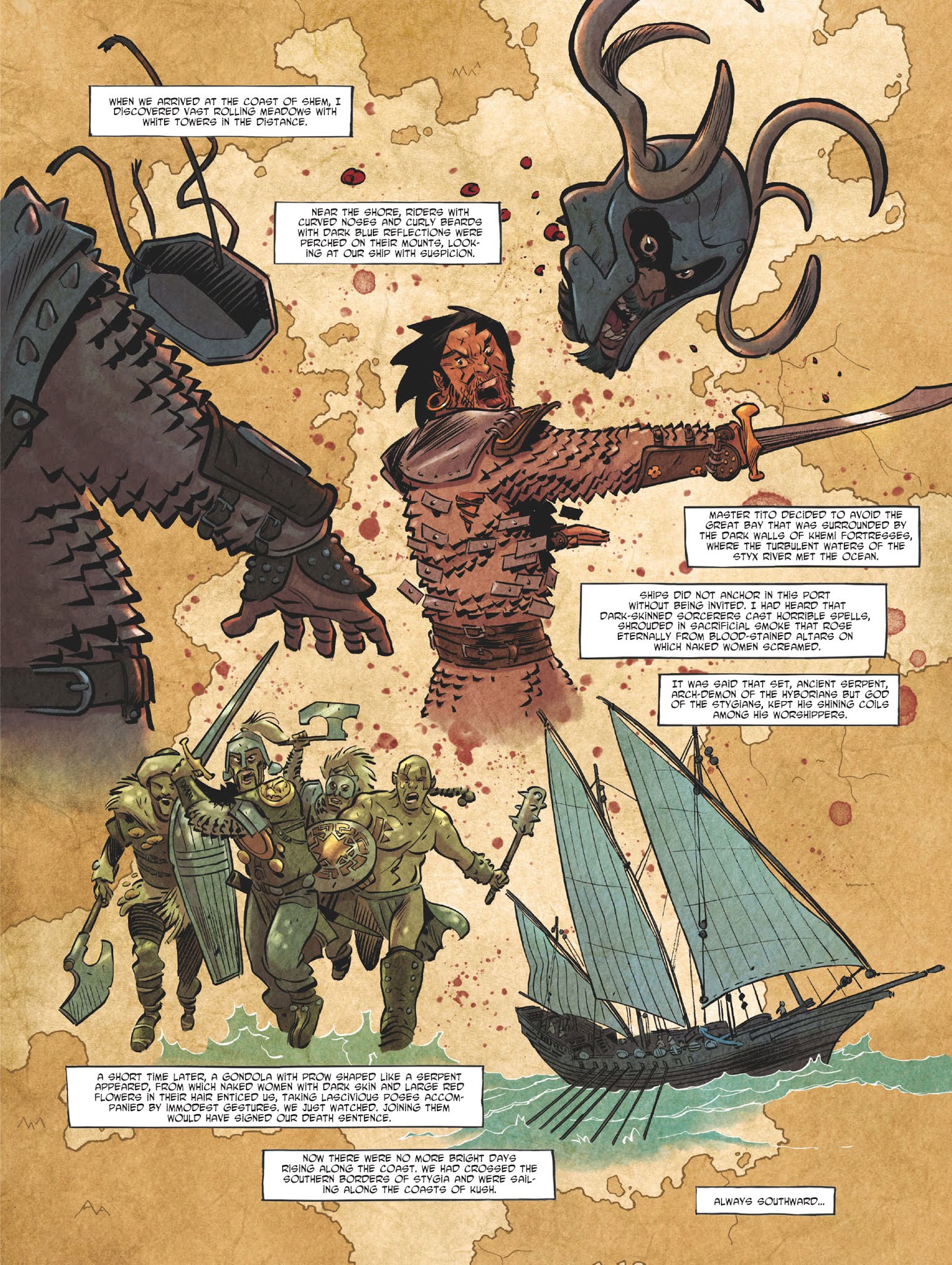 Read online Conan le Cimmérien - La Reine de la côte noire comic -  Issue #1 - 10