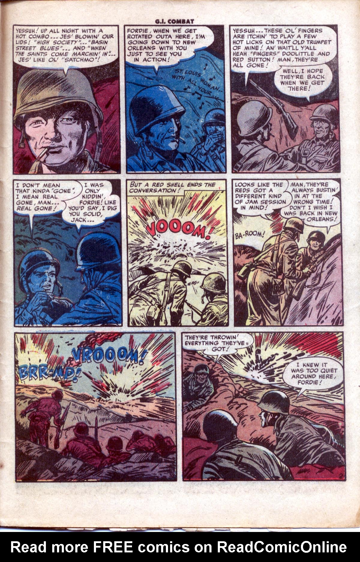 Read online G.I. Combat (1952) comic -  Issue #1 - 27