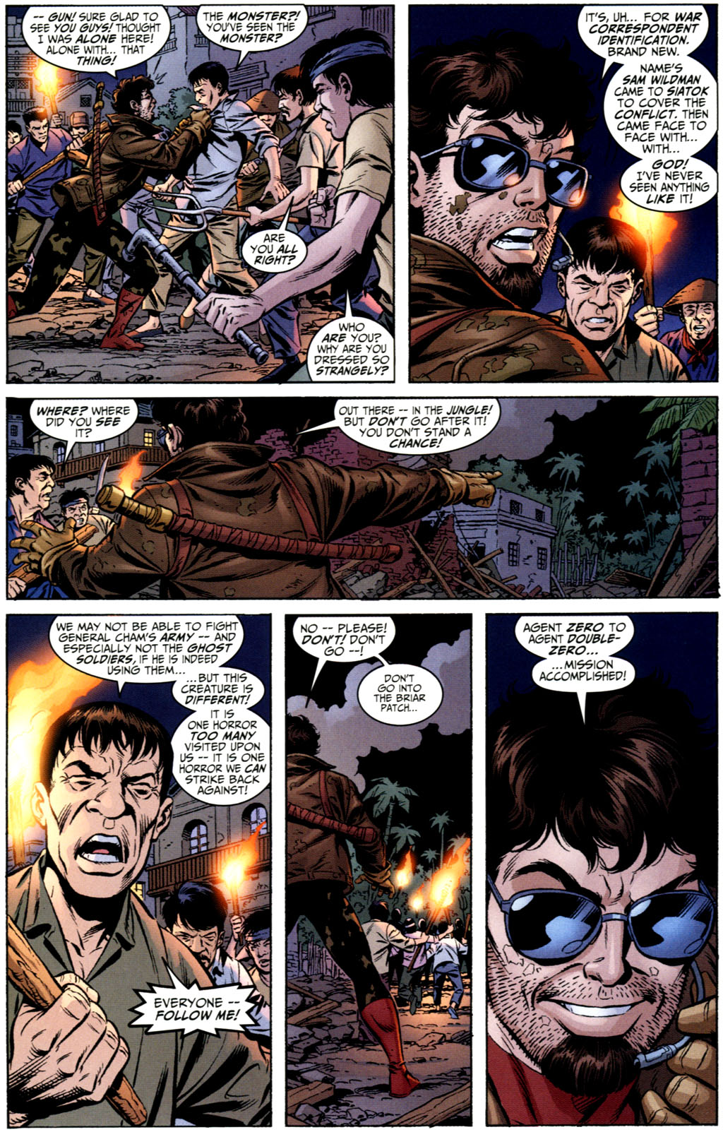 Read online Section Zero comic -  Issue #1 - 8