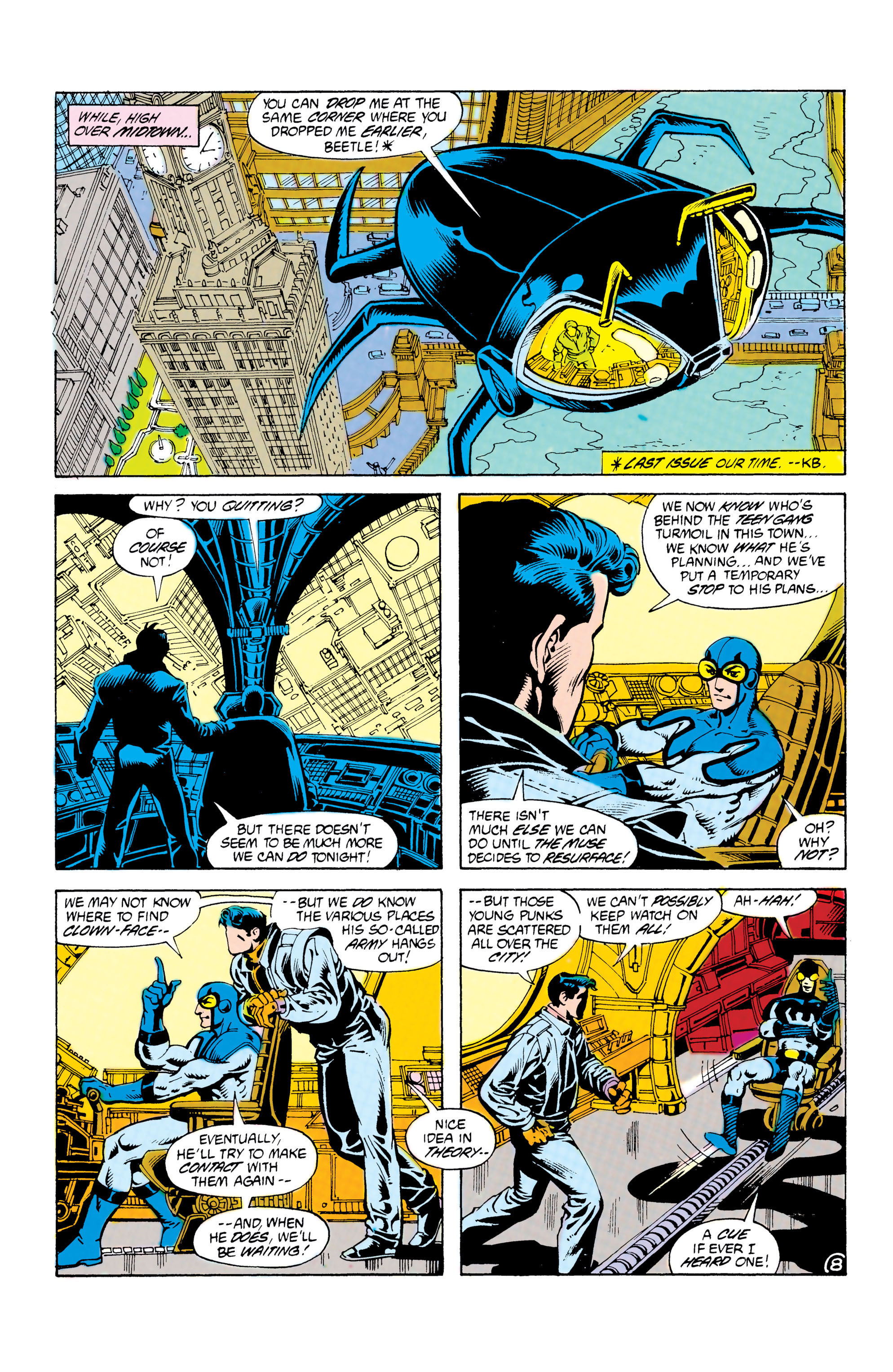 Read online Blue Beetle (1986) comic -  Issue #7 - 9