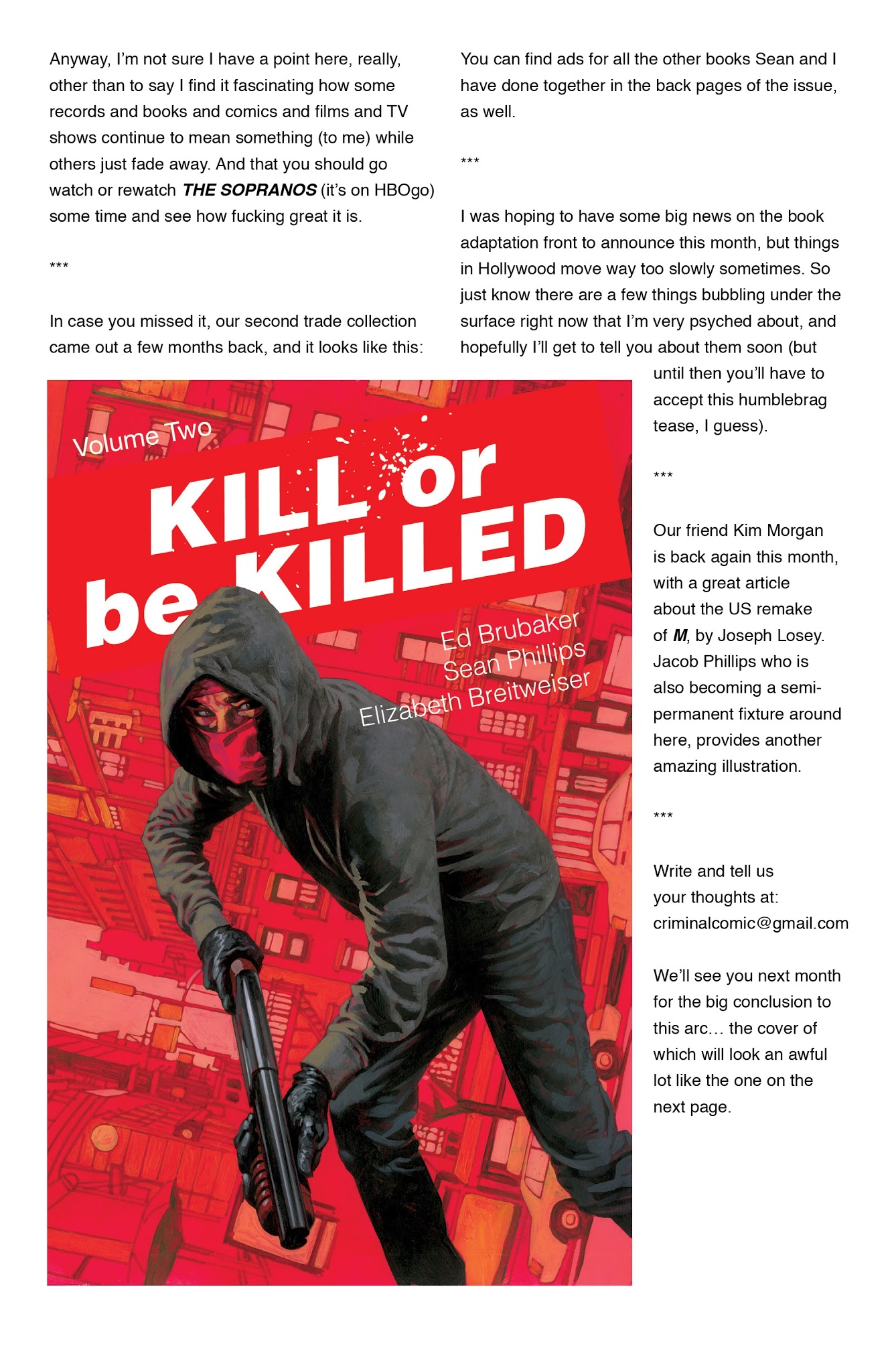 Read online Kill or Be Killed comic -  Issue #13 - 28