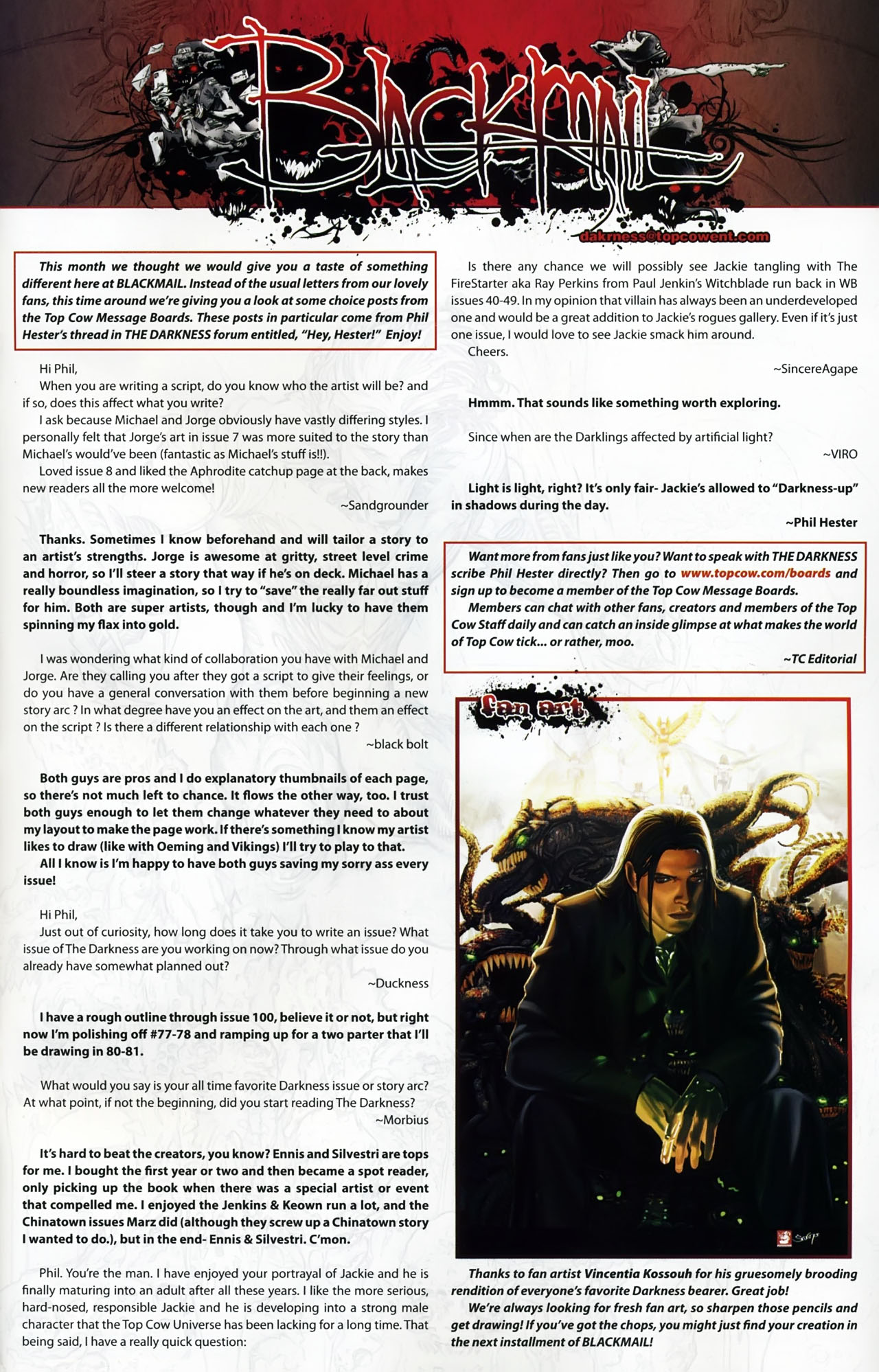 Read online The Darkness (2007) comic -  Issue #77 - 25