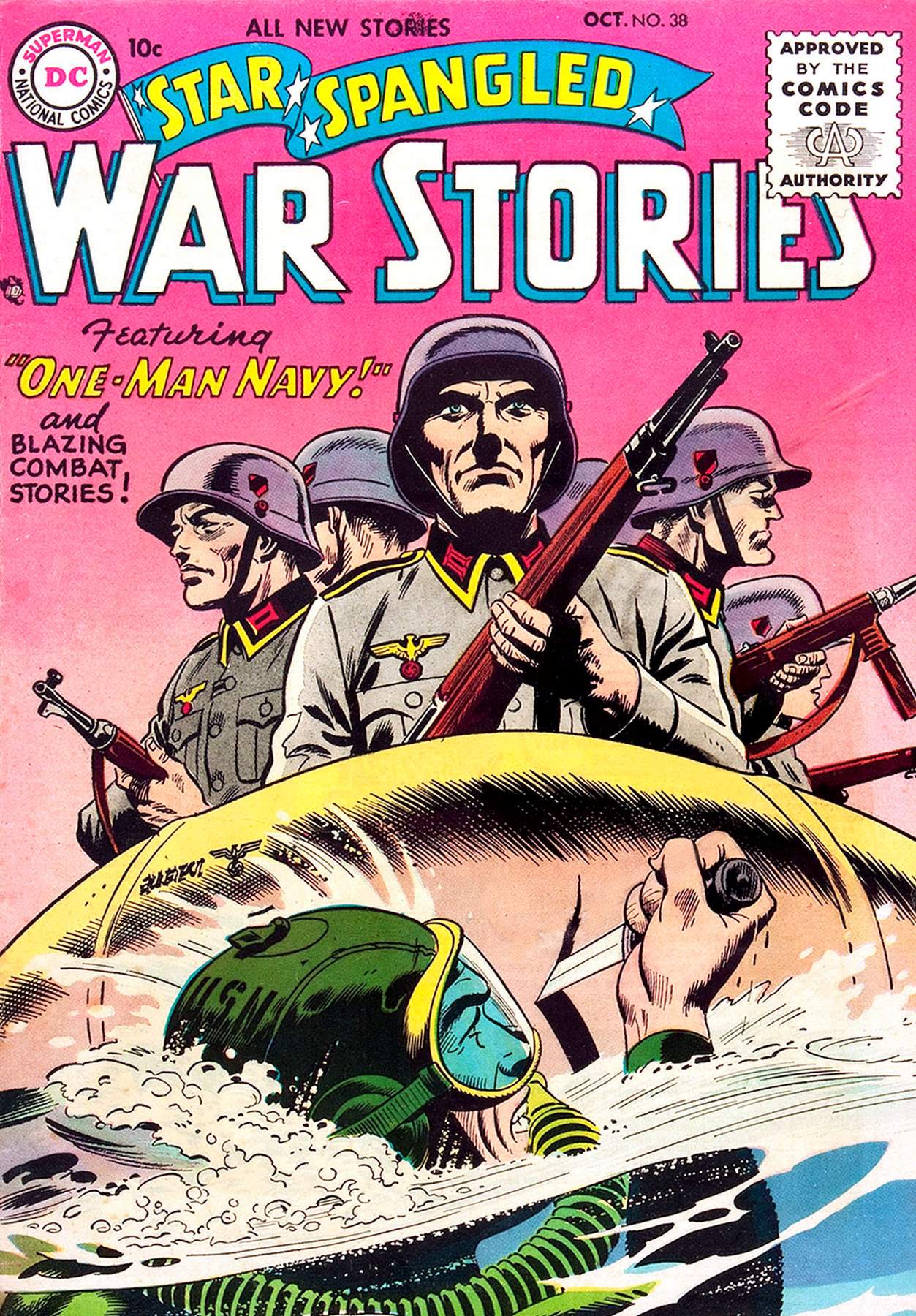 Read online Star Spangled War Stories (1952) comic -  Issue #38 - 1