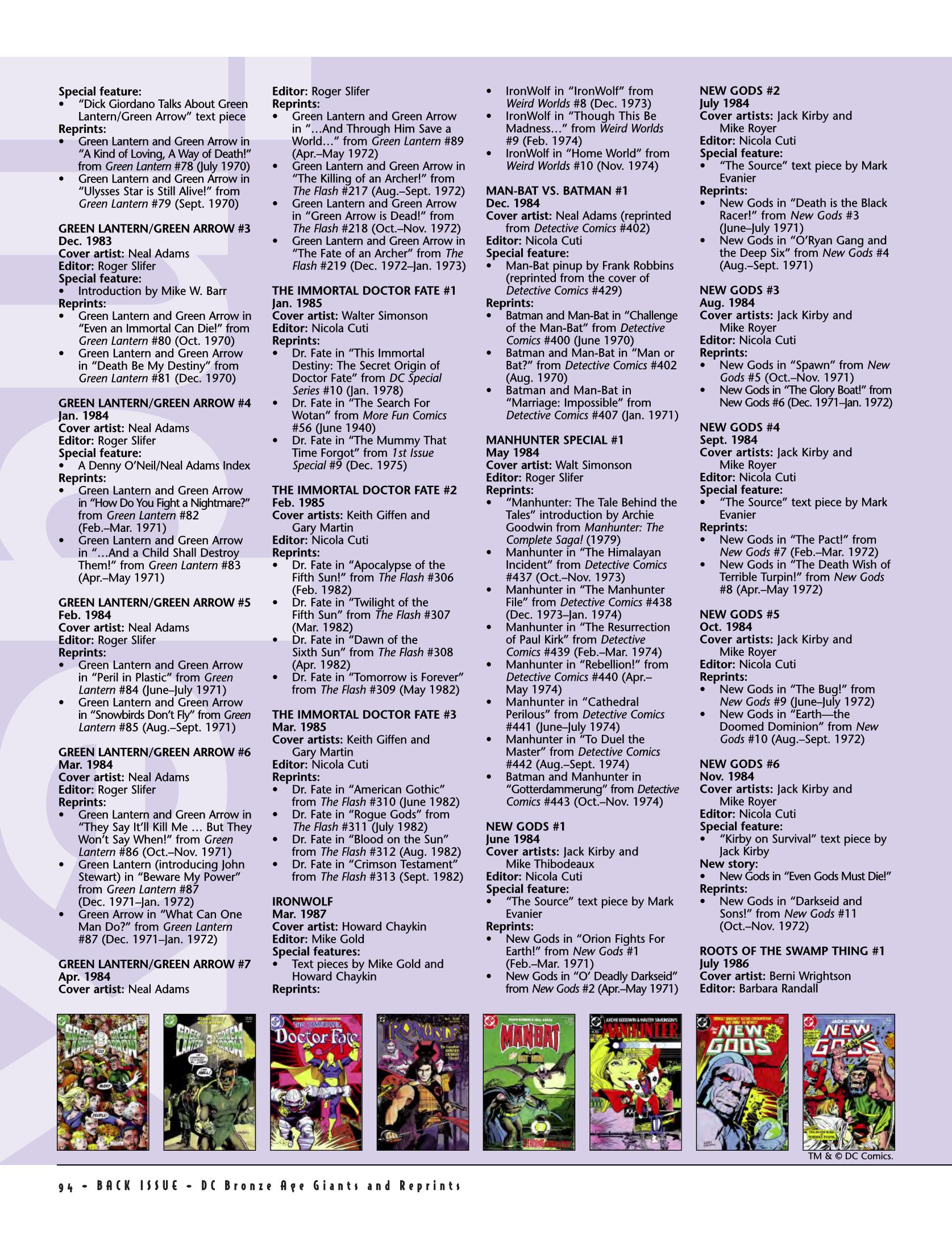 Read online Back Issue comic -  Issue #81 - 98