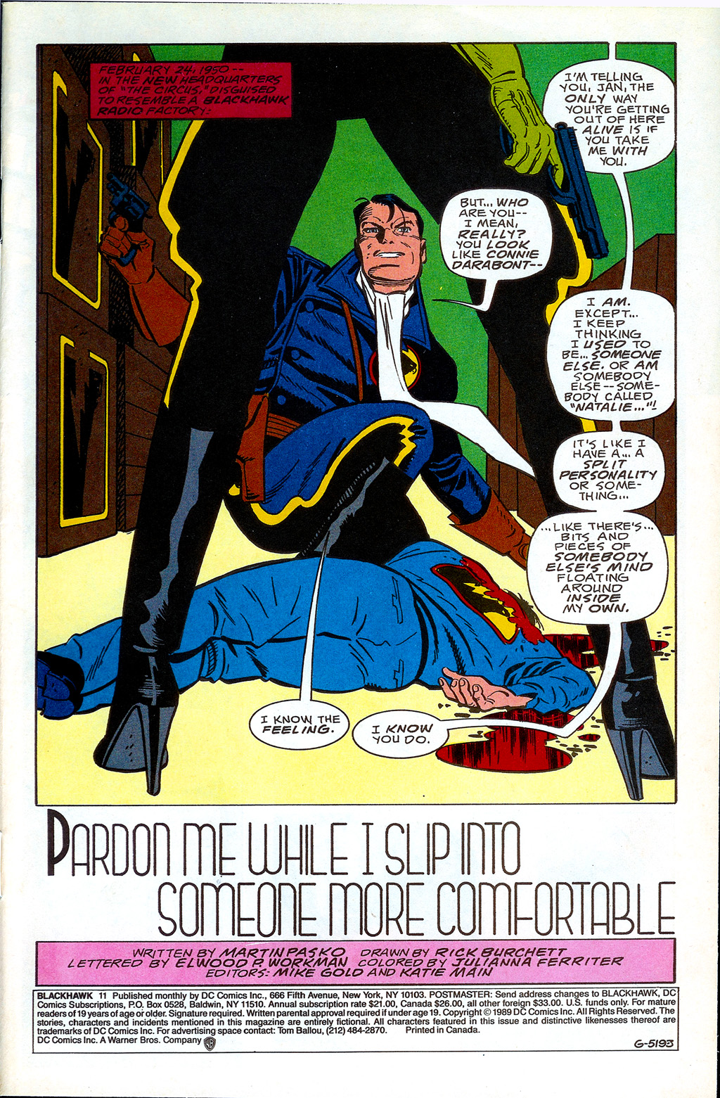 Blackhawk (1989) Issue #11 #12 - English 3