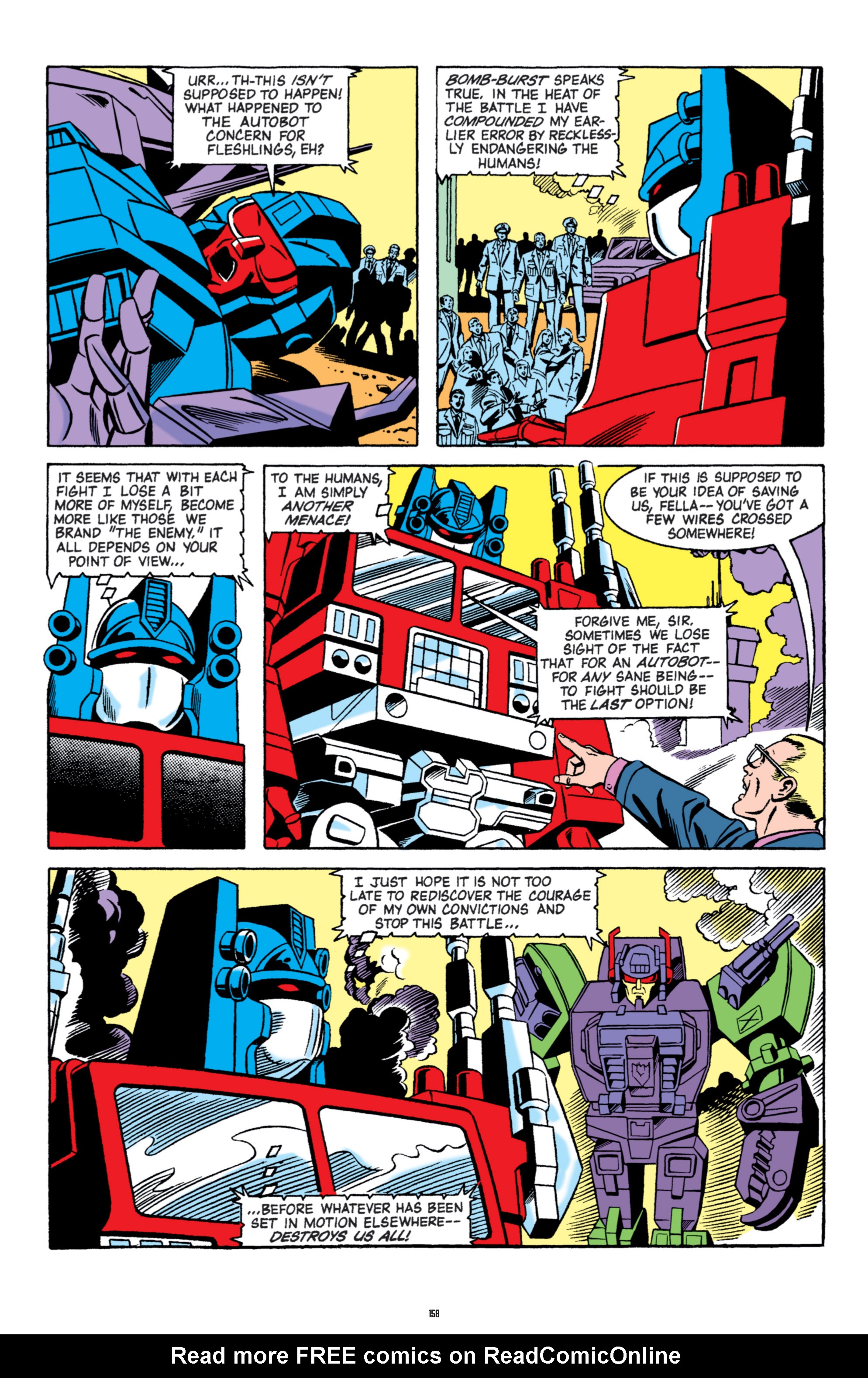 Read online The Transformers Classics comic -  Issue # TPB 5 - 159