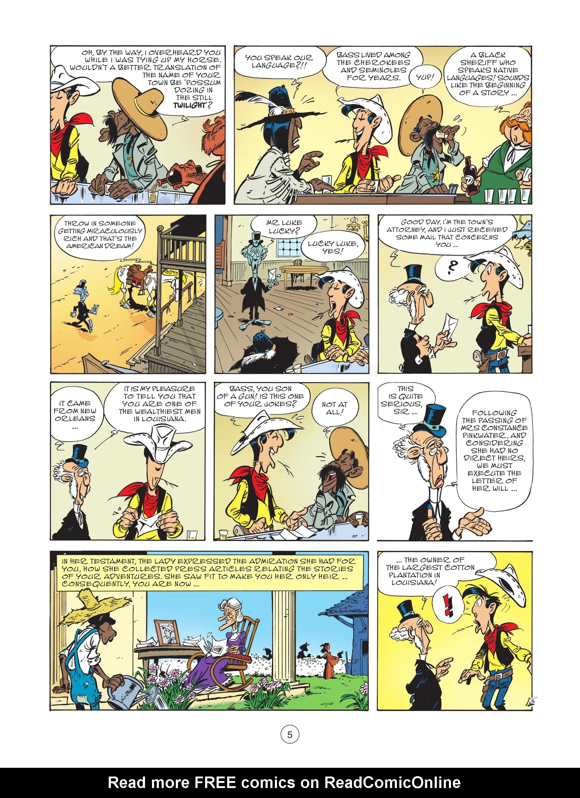 Read online A Lucky Luke Adventure comic -  Issue #77 - 7