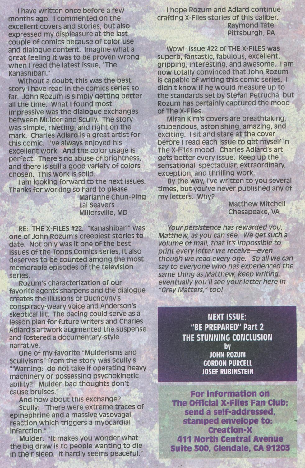 Read online The X-Files (1995) comic -  Issue #25 - 26