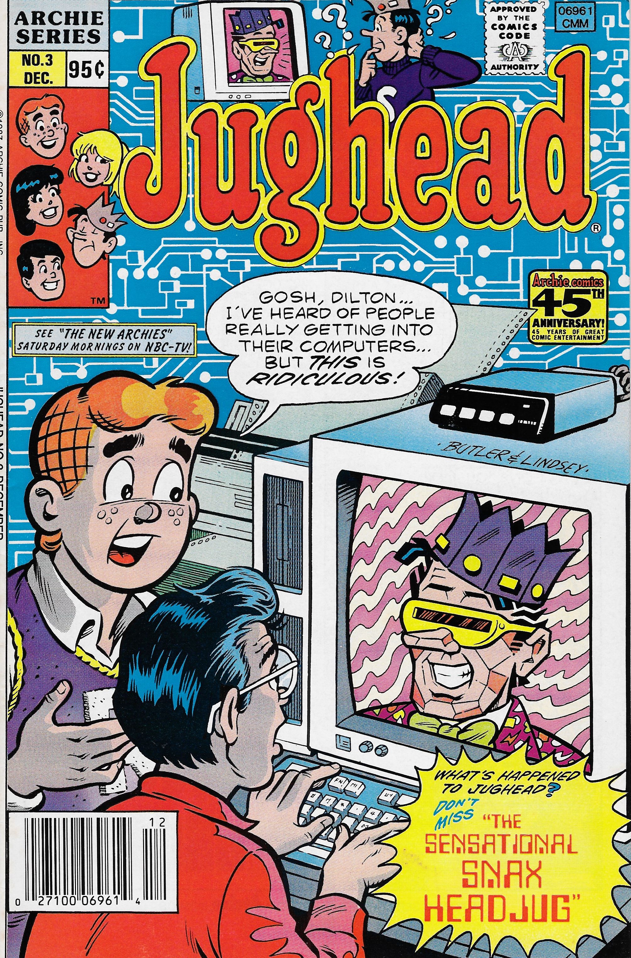 Read online Jughead (1987) comic -  Issue #3 - 1