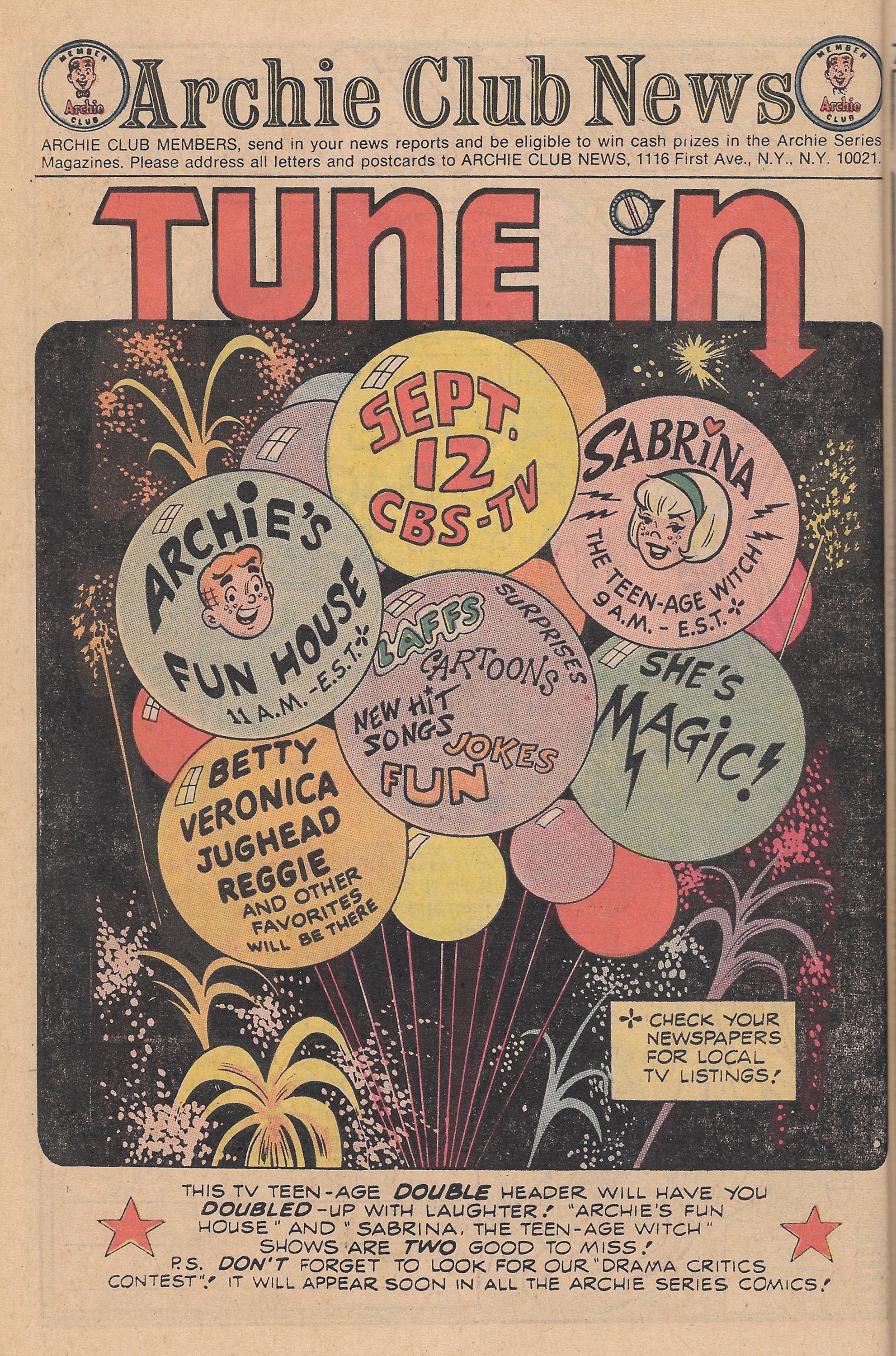 Read online Archie's TV Laugh-Out comic -  Issue #5 - 32