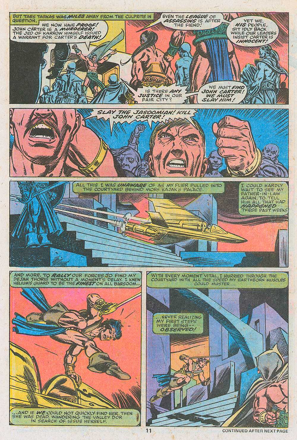 Read online John Carter Warlord of Mars comic -  Issue #6 - 13