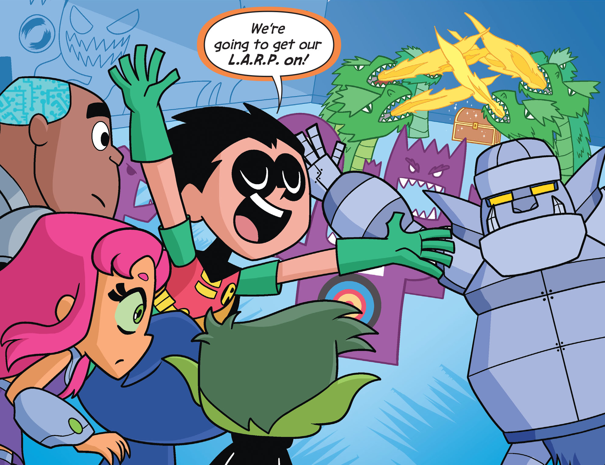 Read online Teen Titans Go! Roll With It! comic -  Issue #4 - 14
