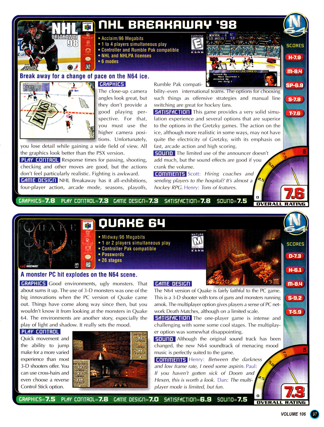 Read online Nintendo Power comic -  Issue #106 - 105