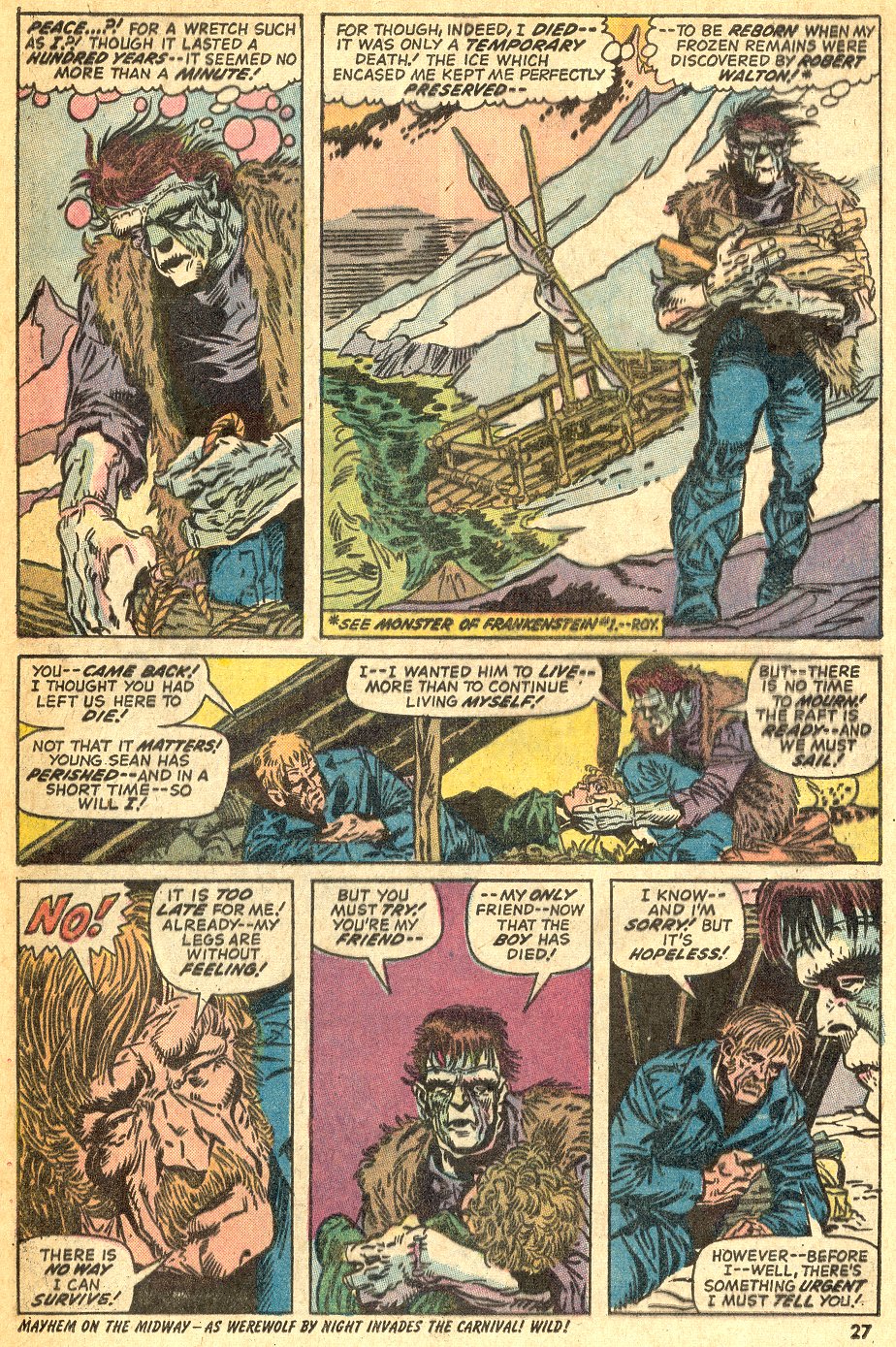 Read online Frankenstein (1973) comic -  Issue #4 - 20