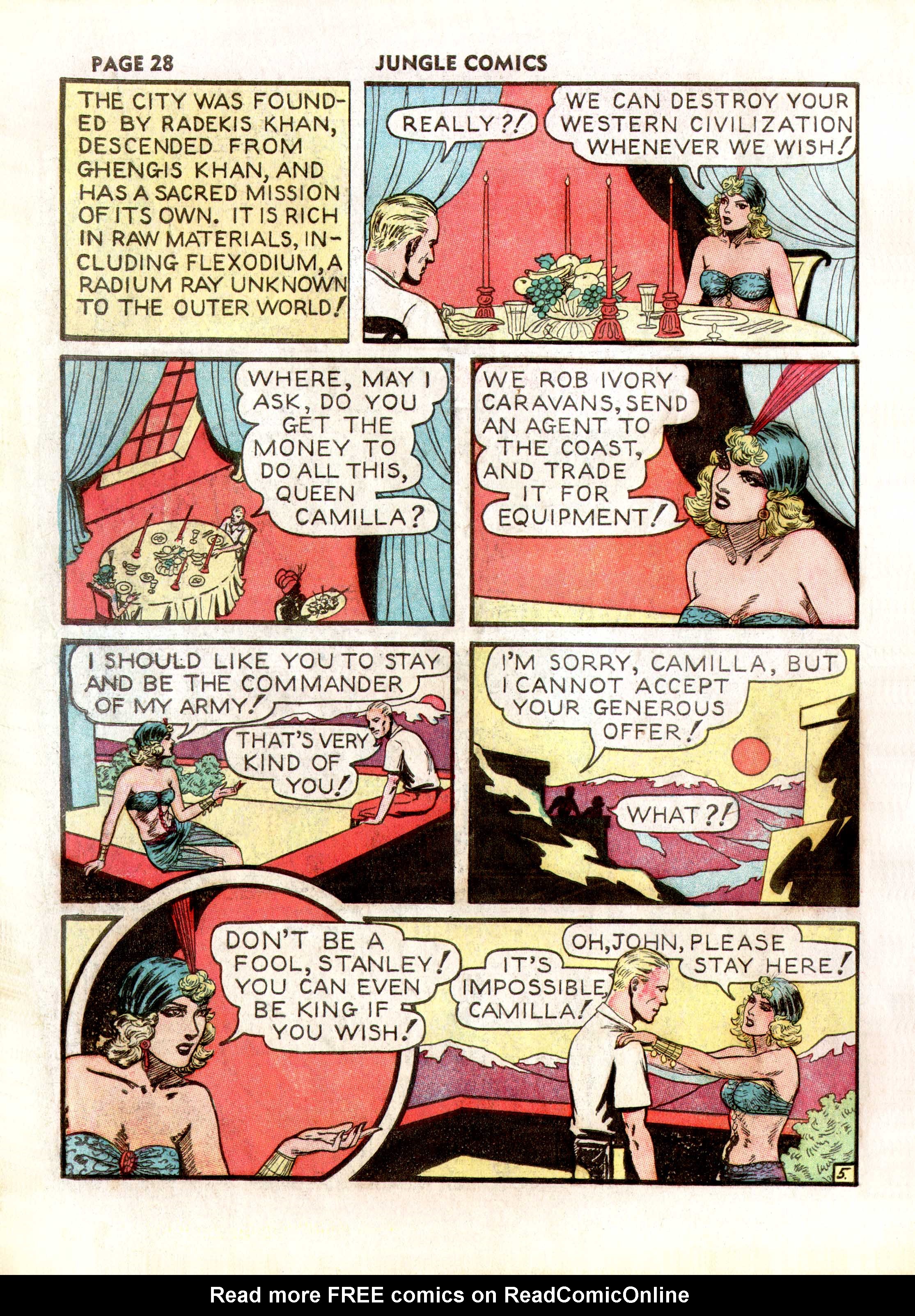 Read online Jungle Comics comic -  Issue #2 - 30
