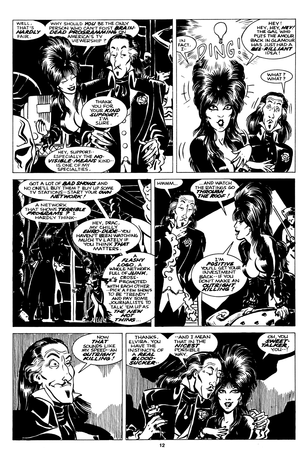 Read online Elvira, Mistress of the Dark comic -  Issue #13 - 14