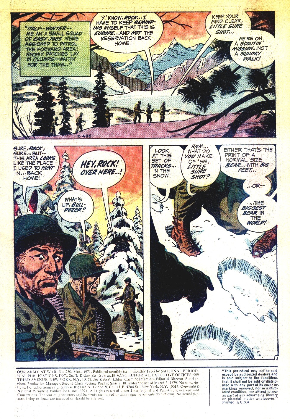 Read online Our Army at War (1952) comic -  Issue #230 - 3
