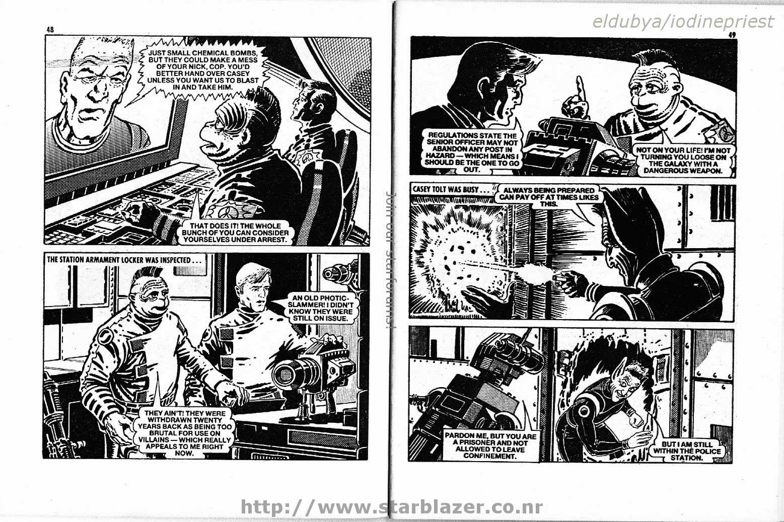 Read online Starblazer comic -  Issue #217 - 26