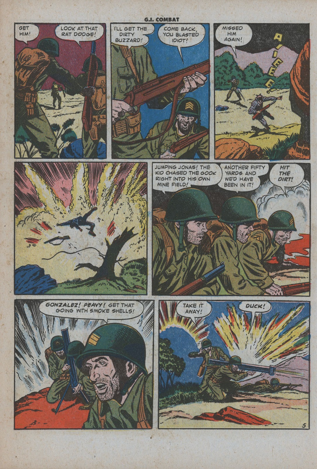 G.I. Combat (1952) issue 11 - Page 22