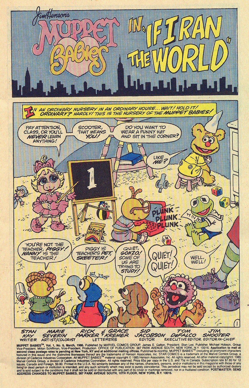 Read online Muppet Babies comic -  Issue #6 - 3