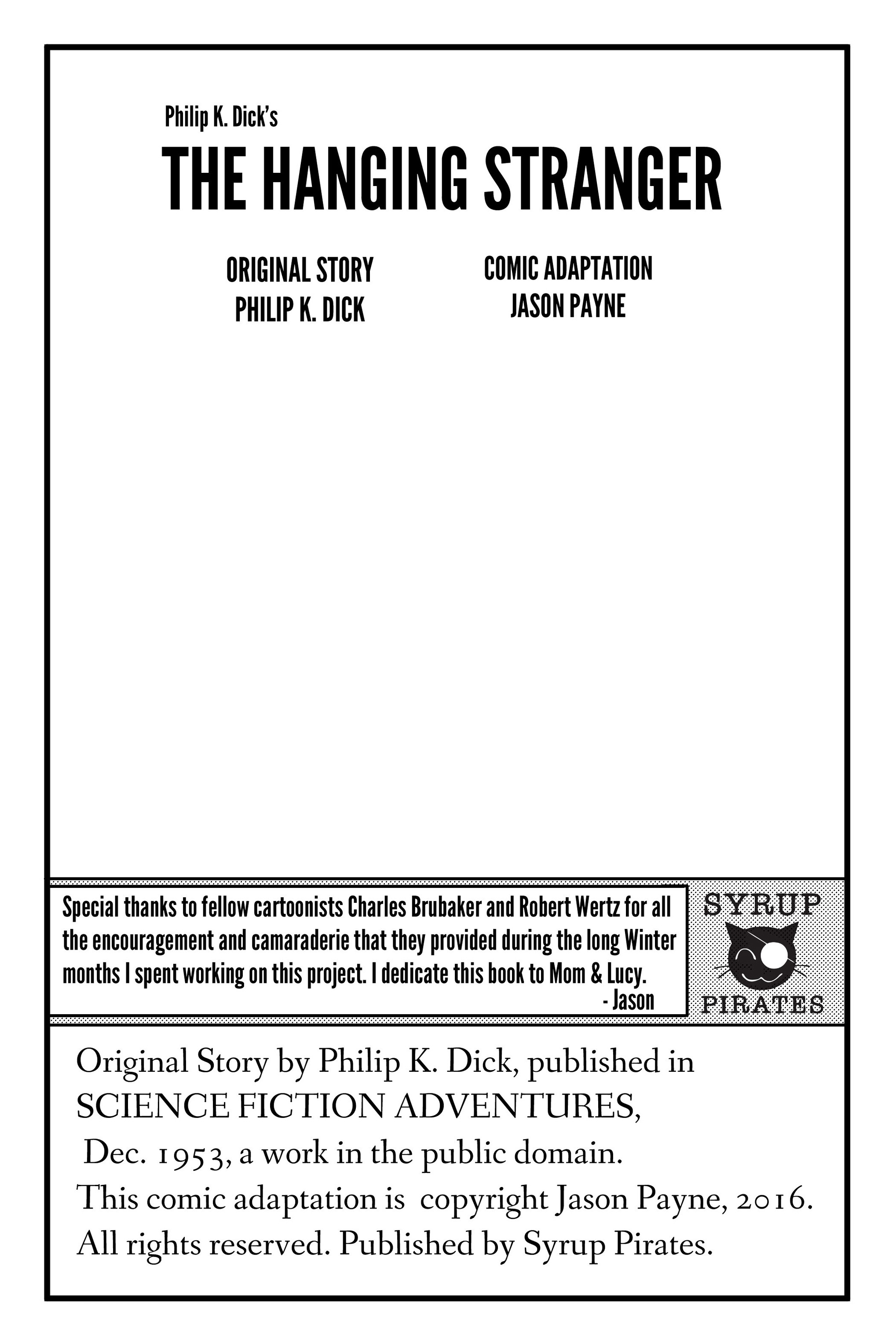 Read online Philip K. Dick's The Hanging Stranger comic -  Issue # Full - 2