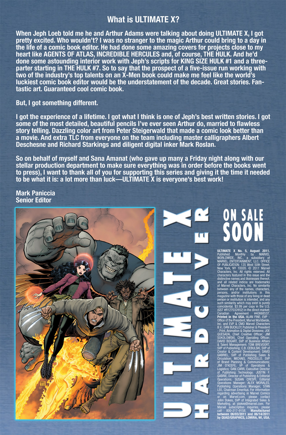 Read online Ultimate X comic -  Issue #5 - 23