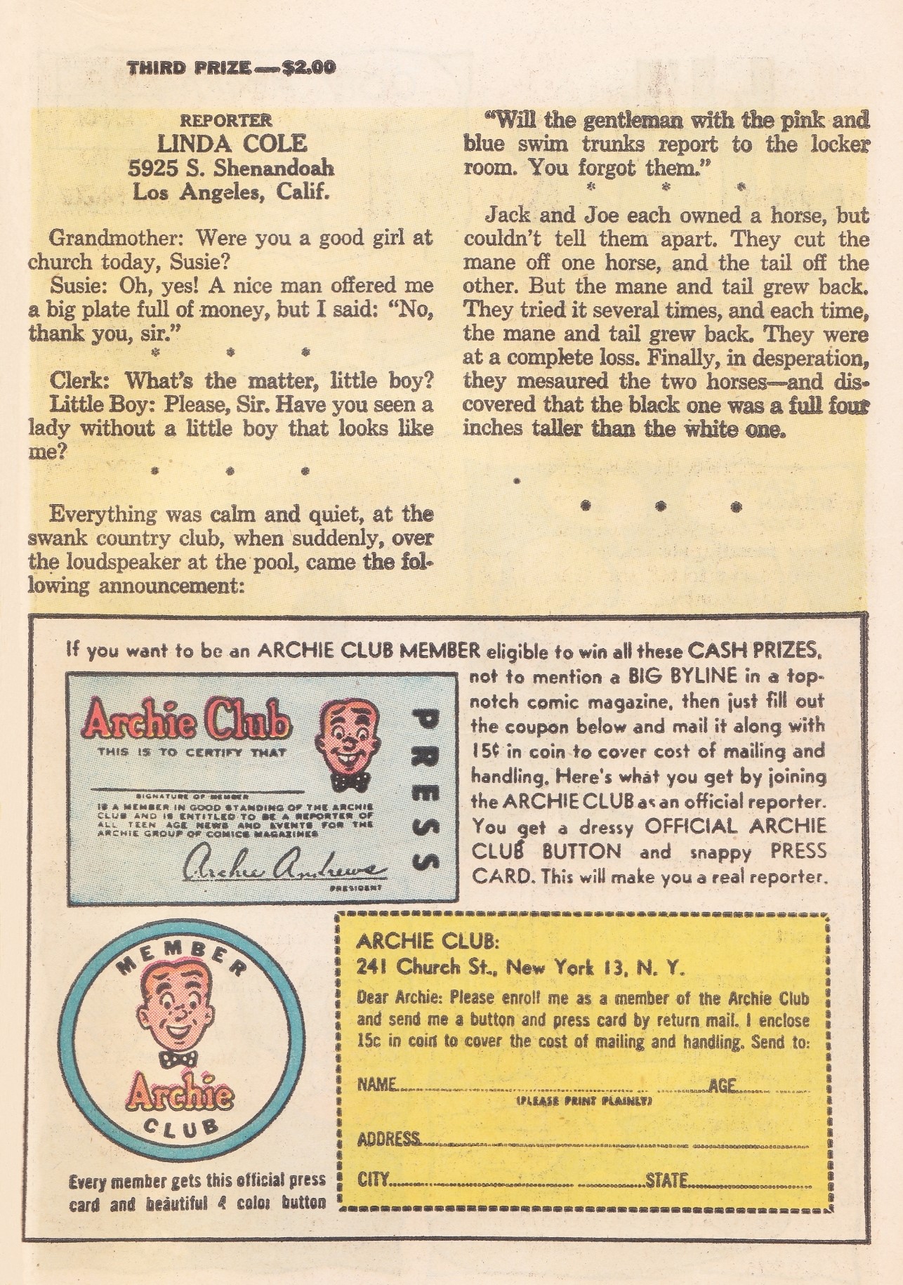Read online Archie's Pals 'N' Gals (1952) comic -  Issue #26 - 27